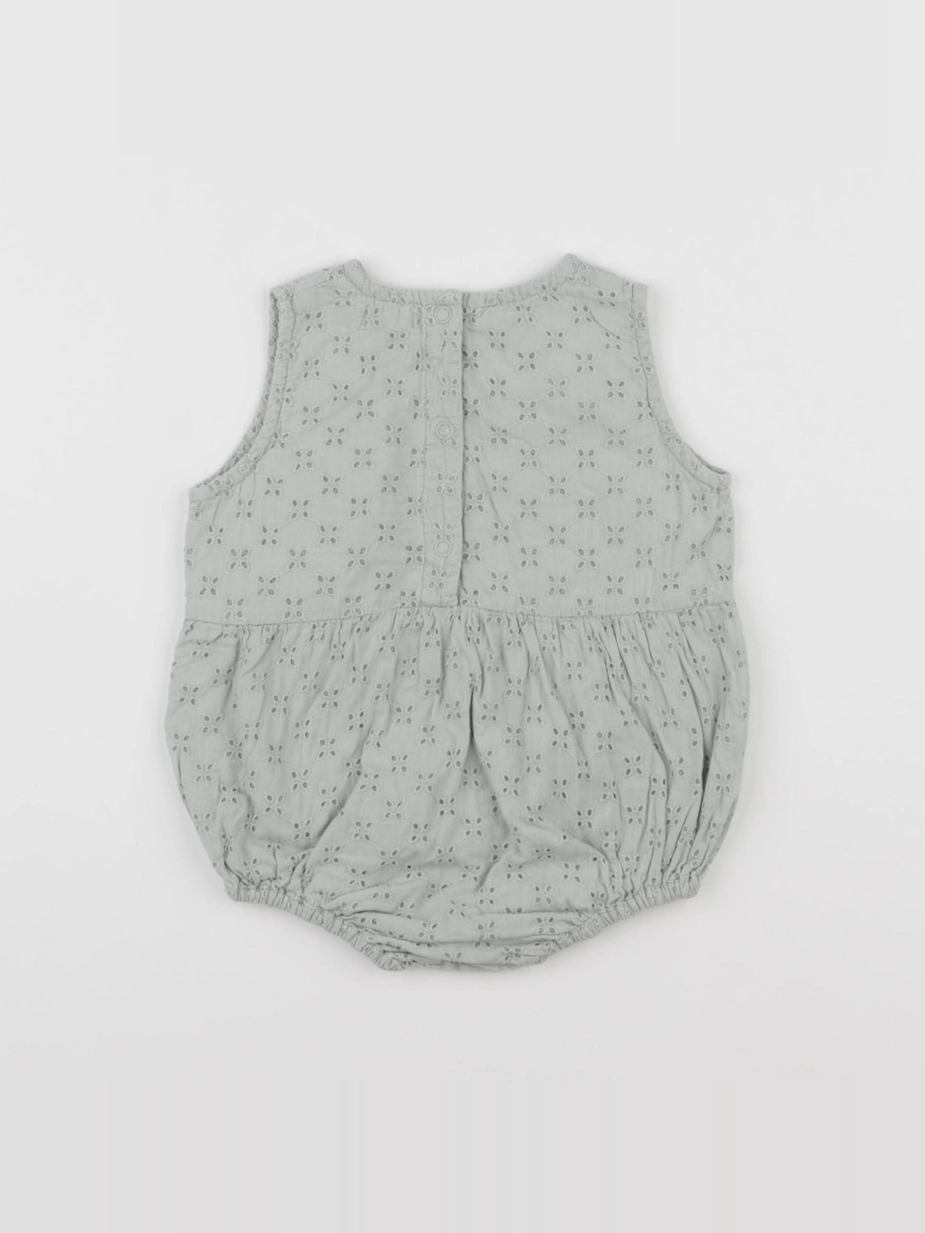 Bouchara - combinaison vert - 6 mois