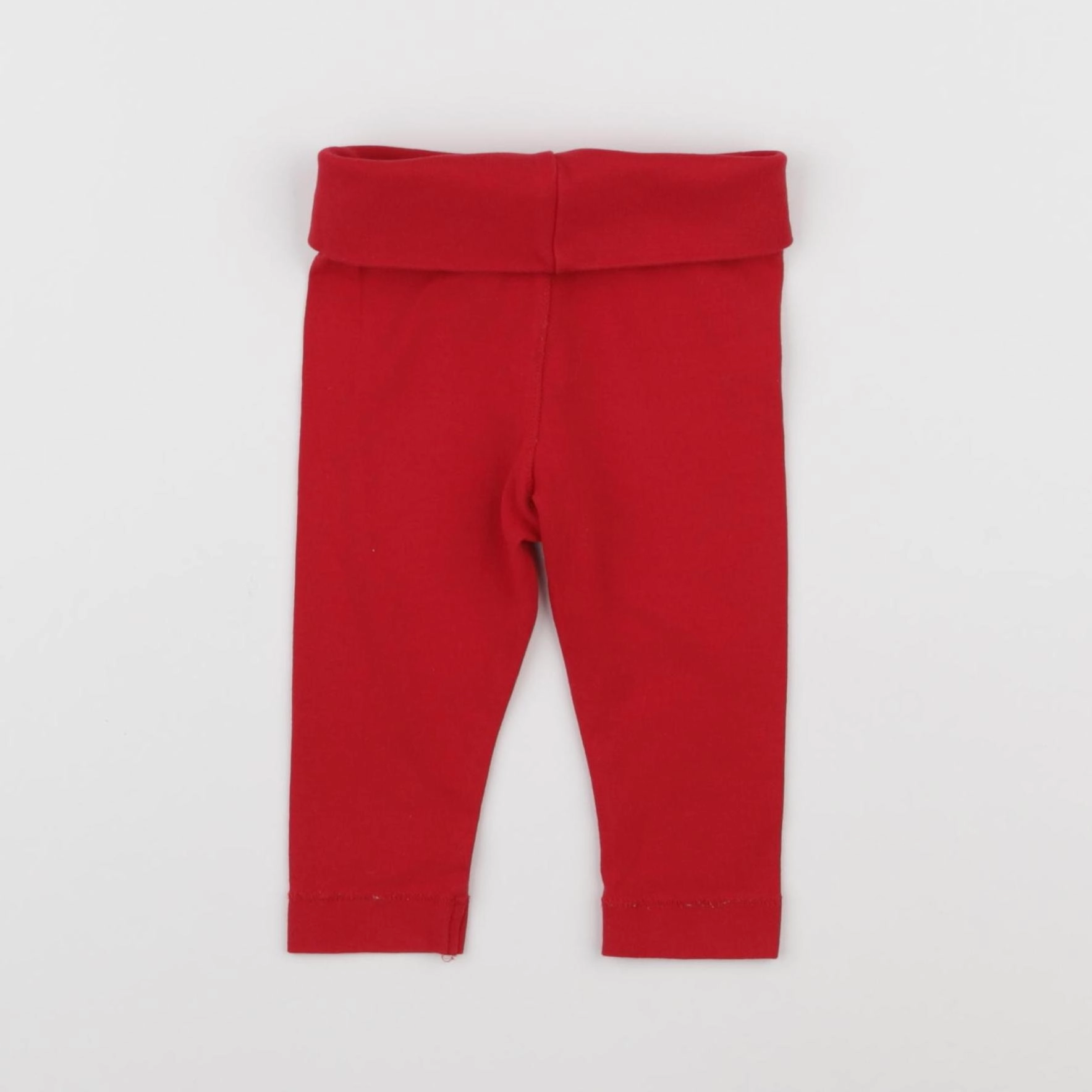 H&M - legging rouge - 6 mois