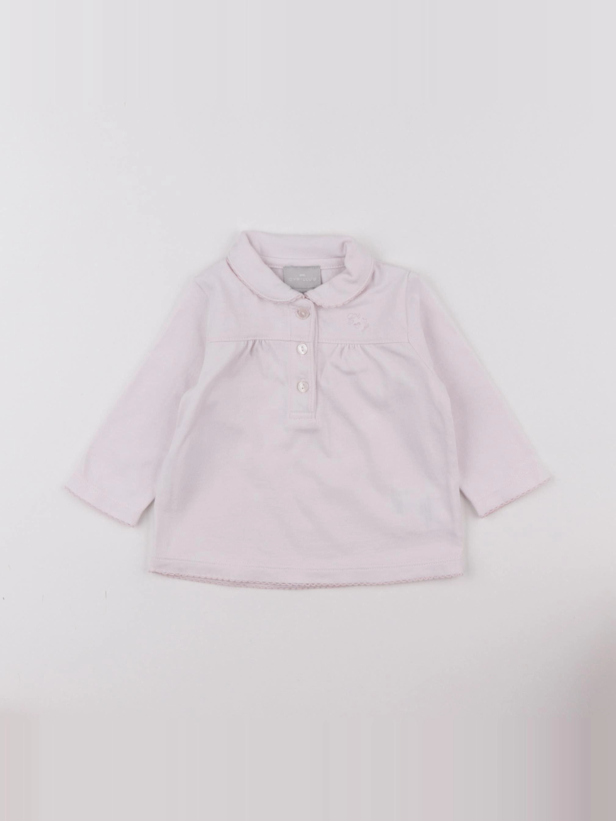 Cyrillus - tee-shirt rose - 6 mois