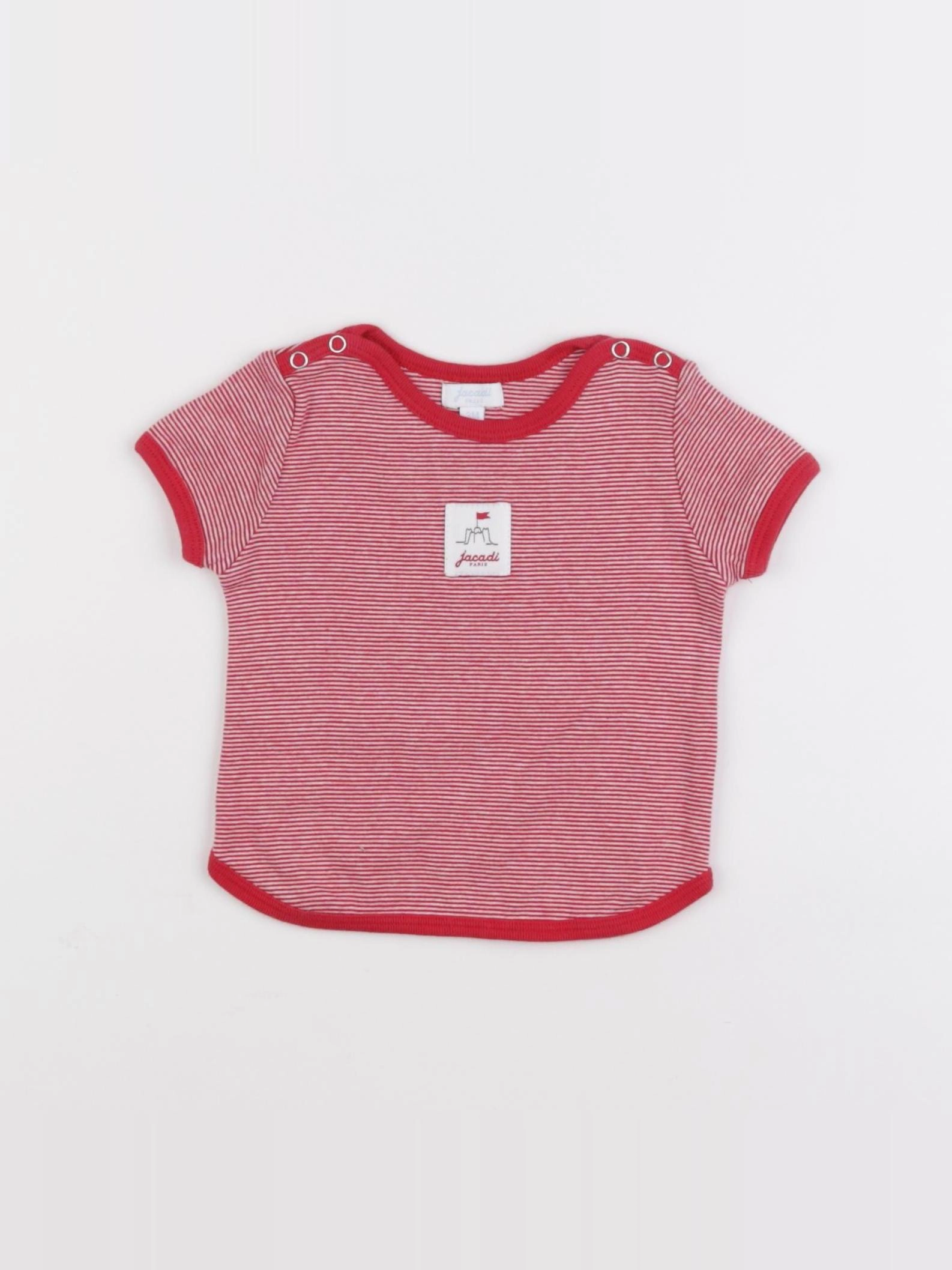Jacadi - tee-shirt rouge - 3 mois