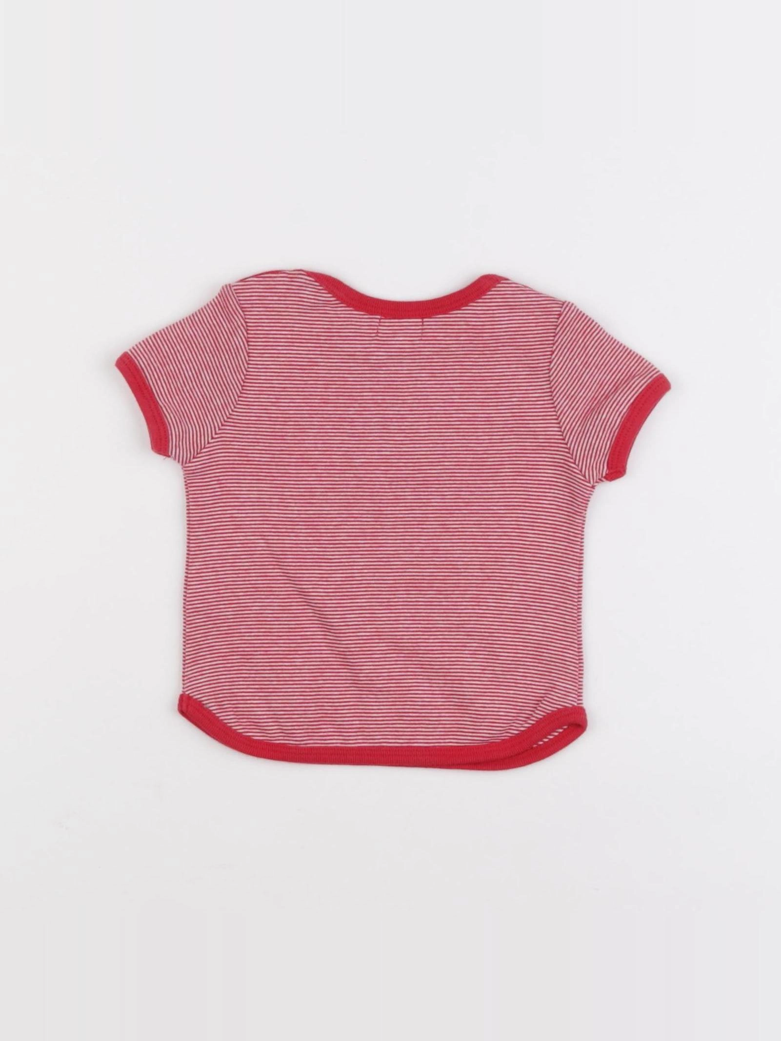 Jacadi - tee-shirt rouge - 3 mois