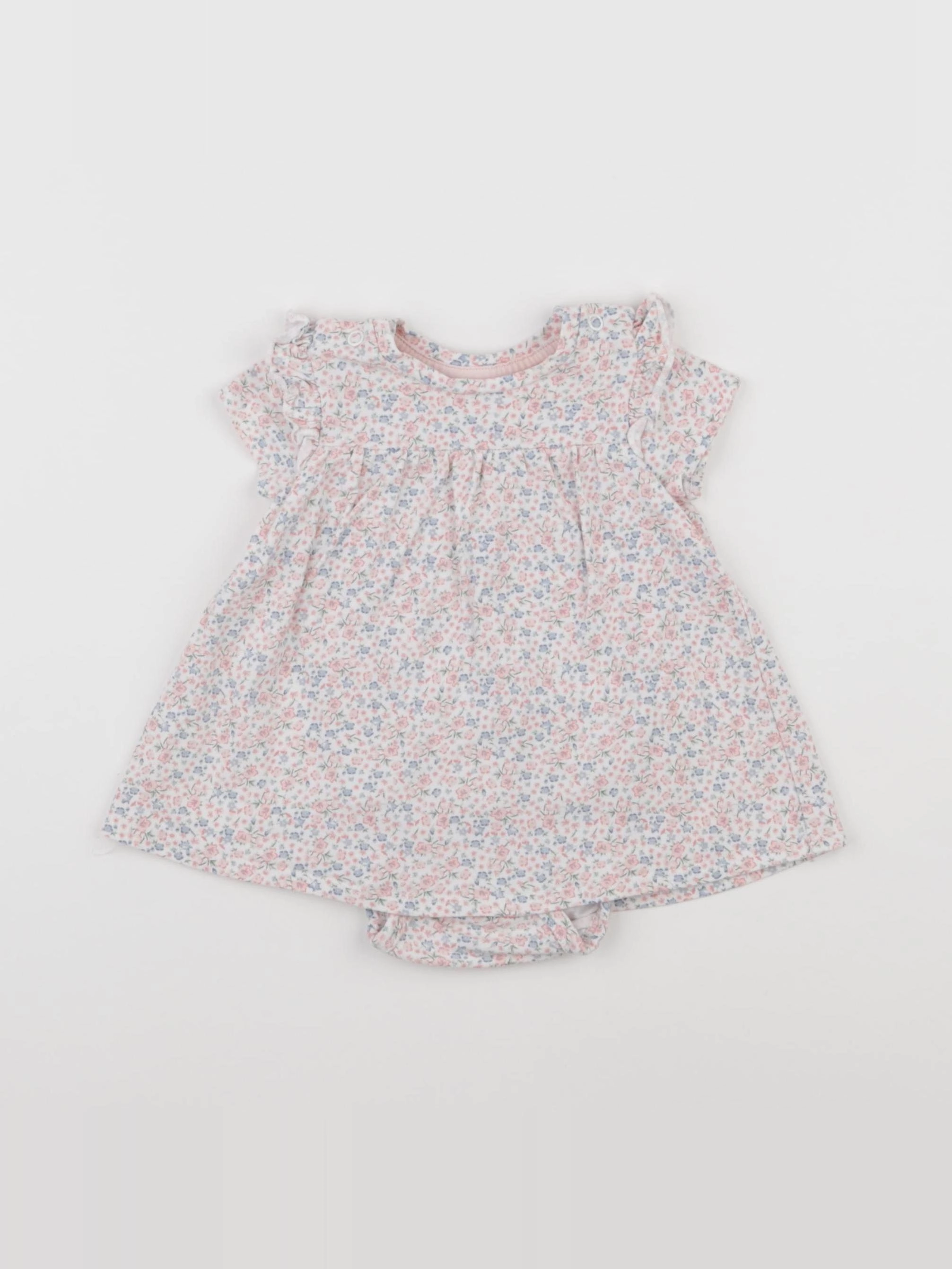 H&M - body robe rose - 3 mois