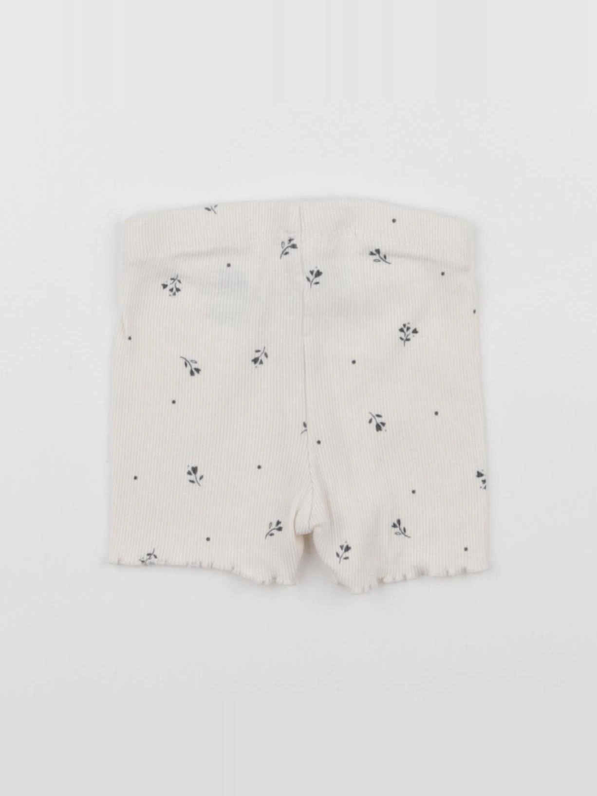 H&M - short beige - 3 mois