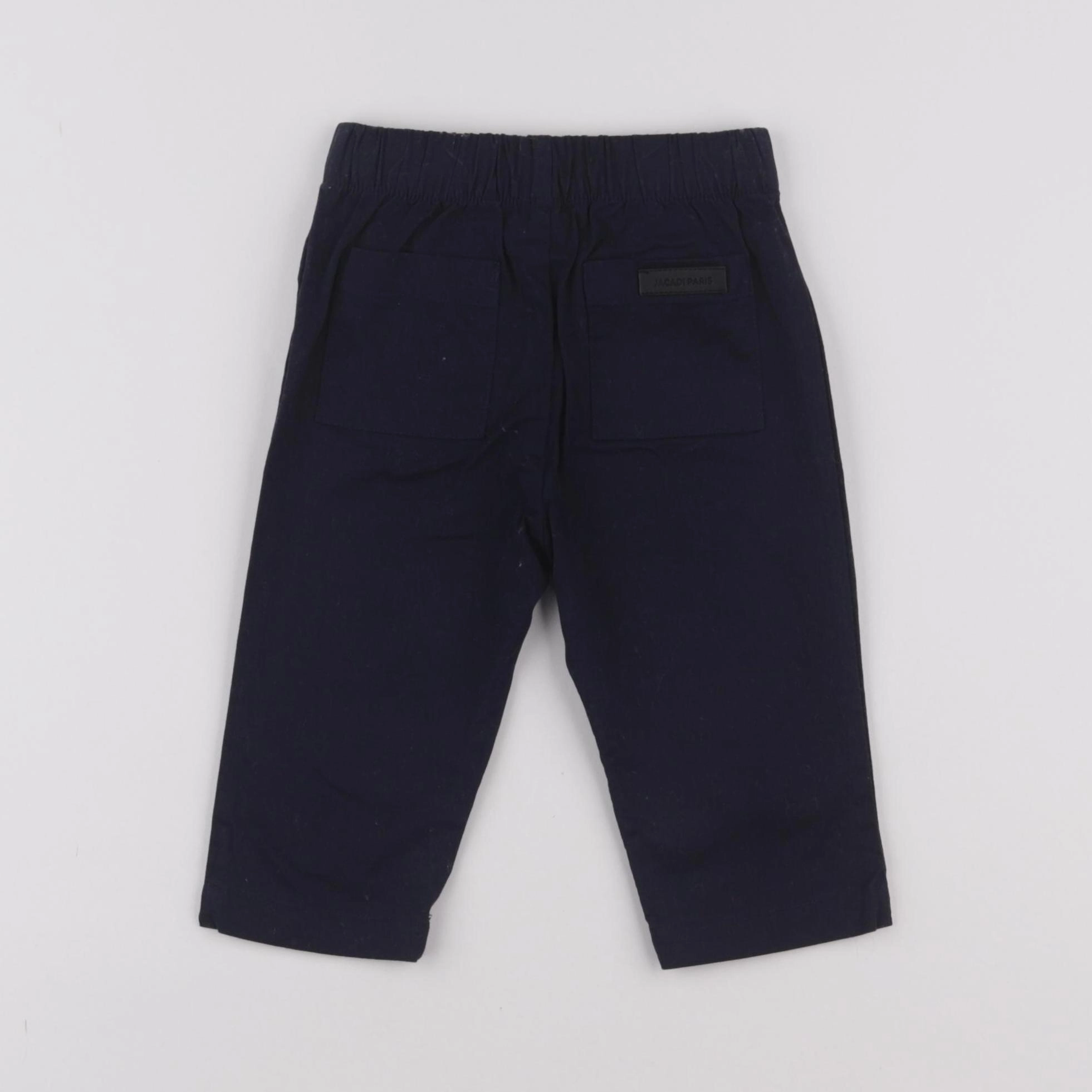Jacadi - pantalon bleu - 12 mois