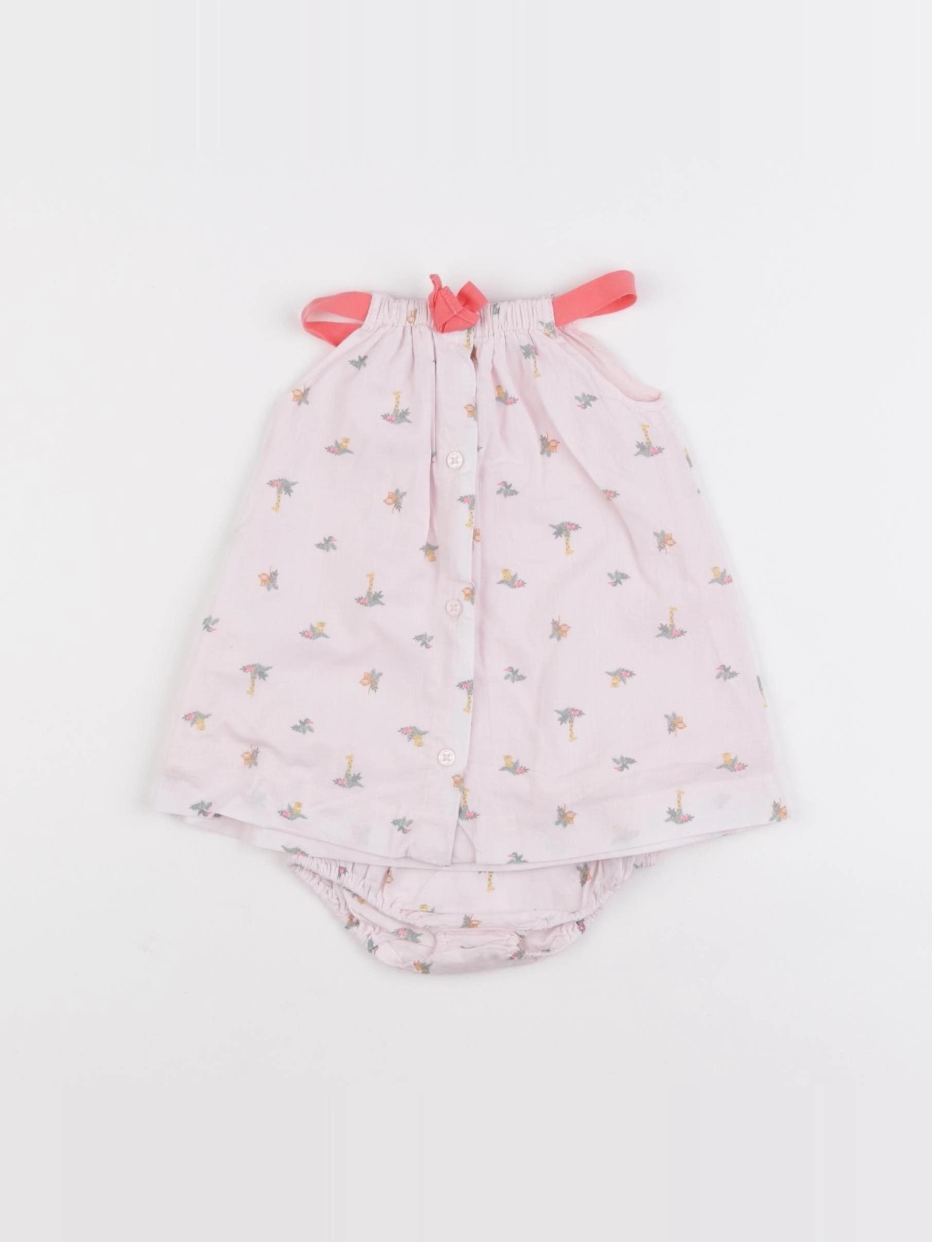 Cadet Rousselle - robe rose - 3 mois