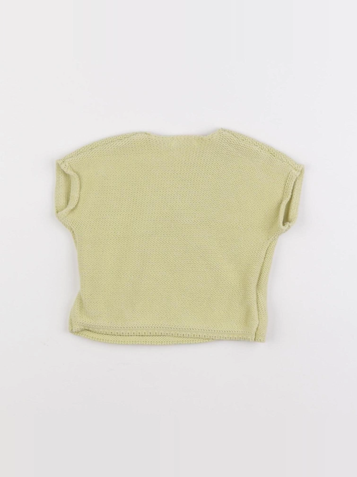 Boutchou - gilet vert - 3 mois