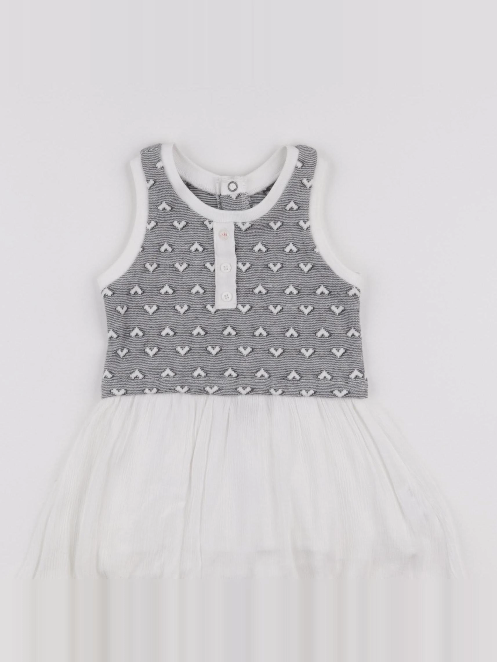 IKKS - robe gris - 12 mois