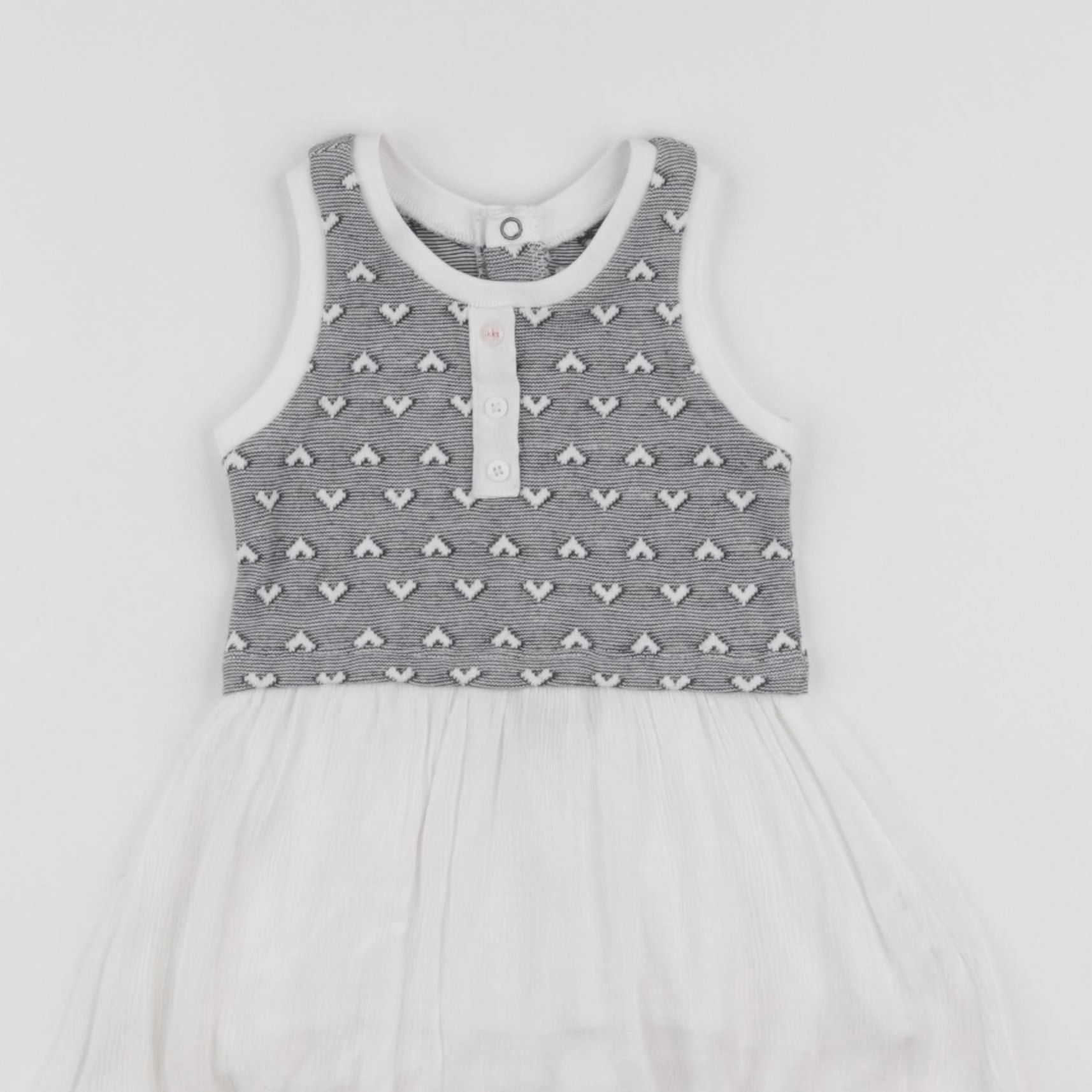 IKKS - robe gris - 12 mois