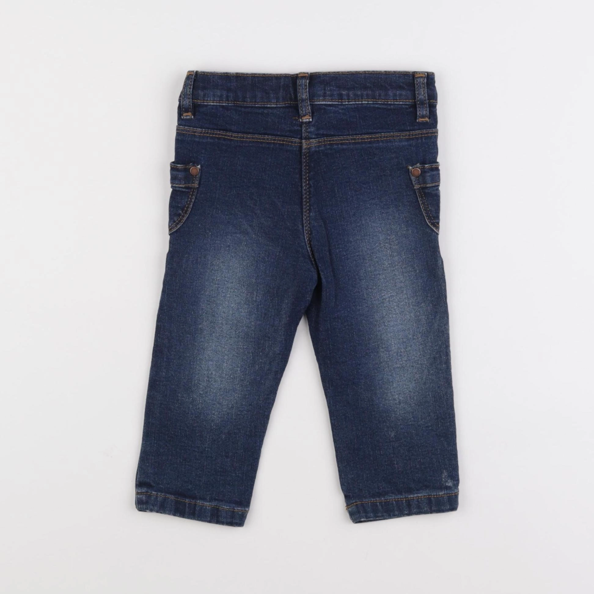 Vertbaudet - jean bleu - 9 mois