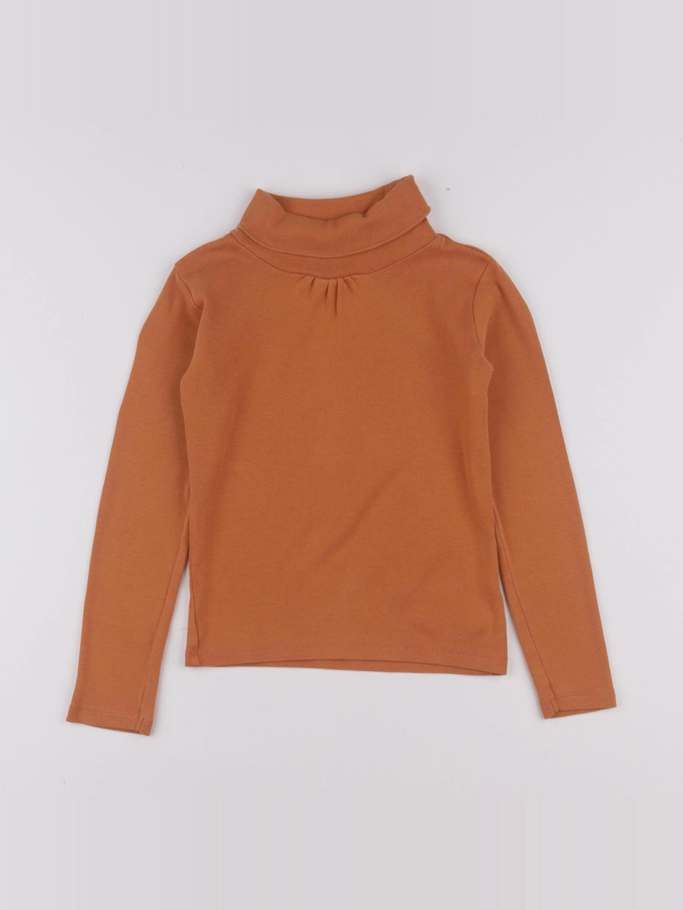 Vertbaudet - sous-pull marron - 8 ans