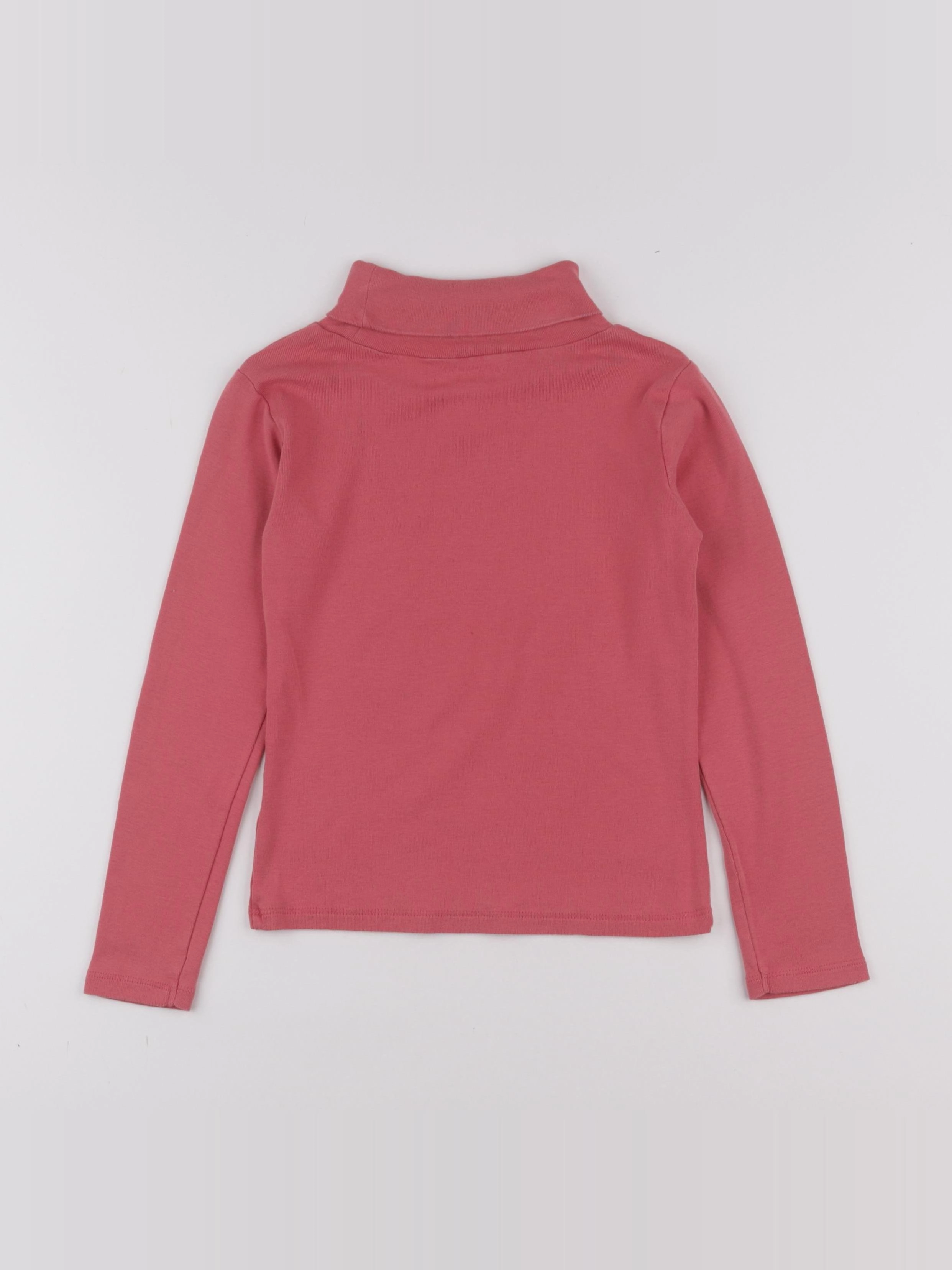 Vertbaudet - sous-pull rose - 8 ans