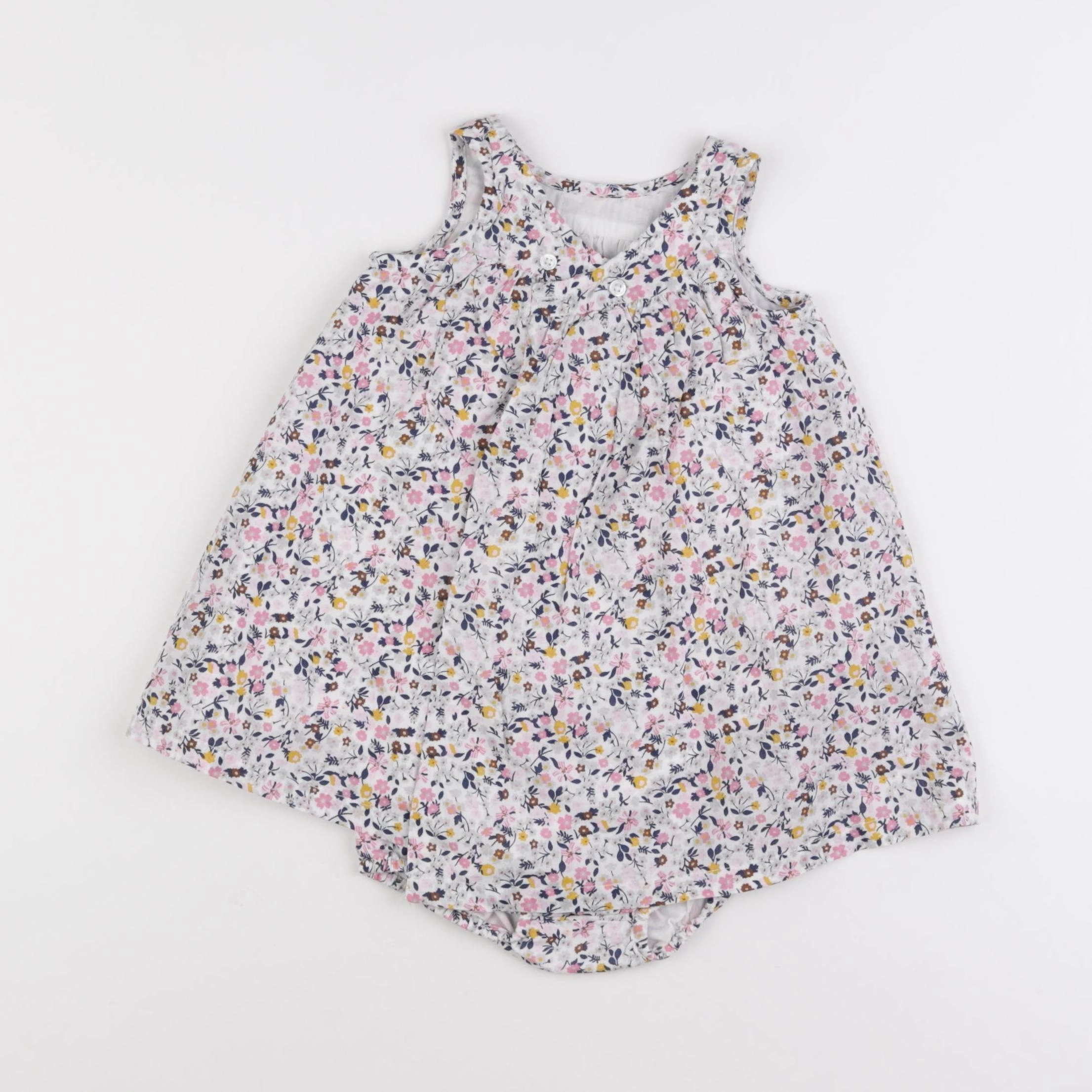 Boutchou - robe multicolore - 6 mois