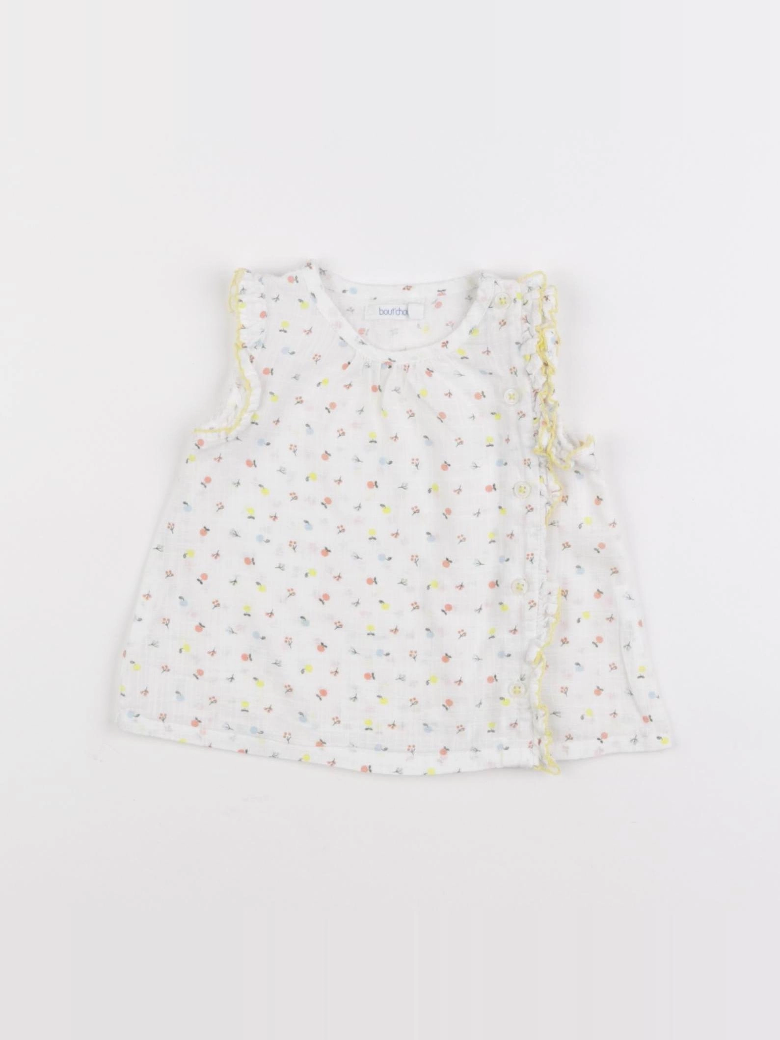 Boutchou - blouse multicolore - 3 mois