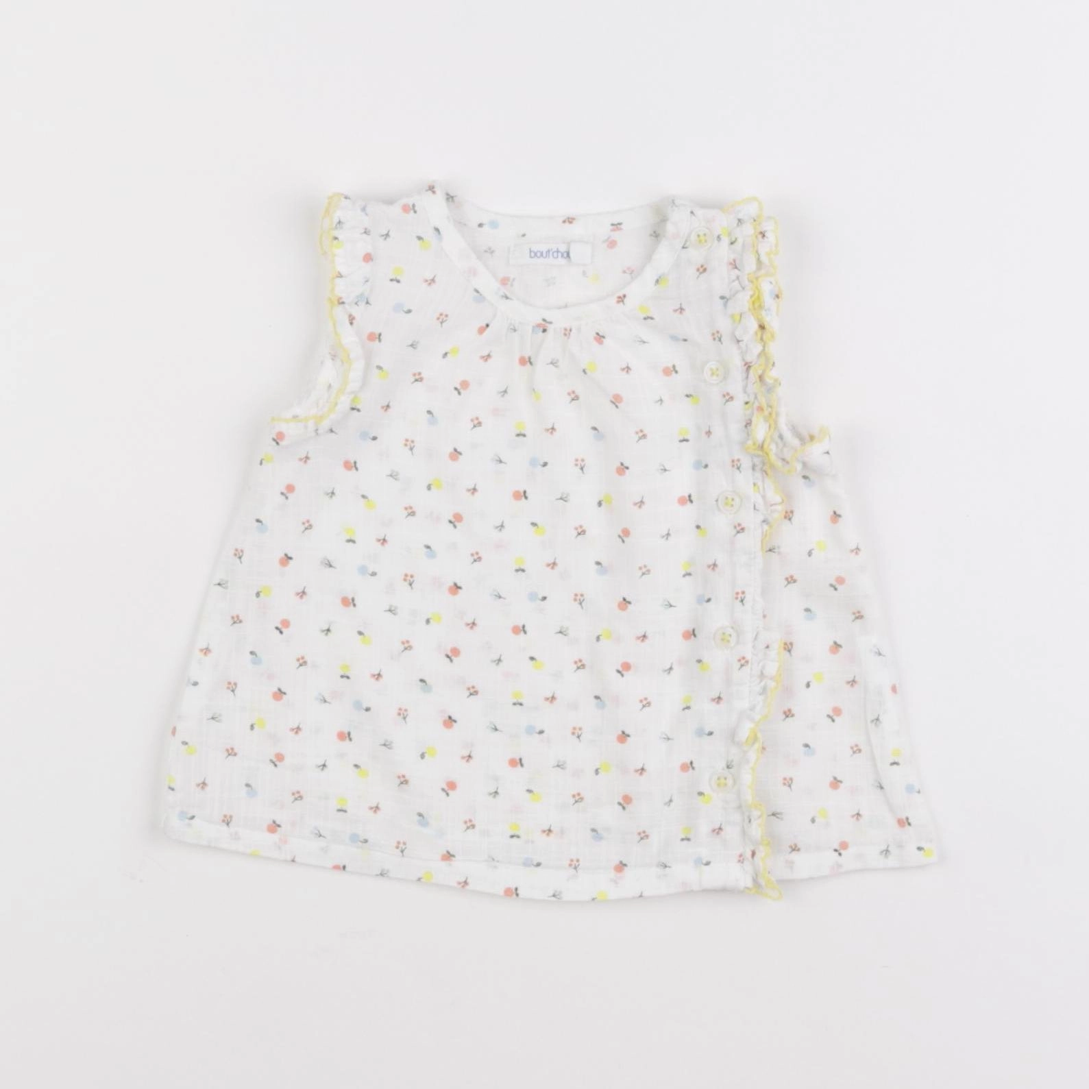 Boutchou - blouse multicolore - 3 mois