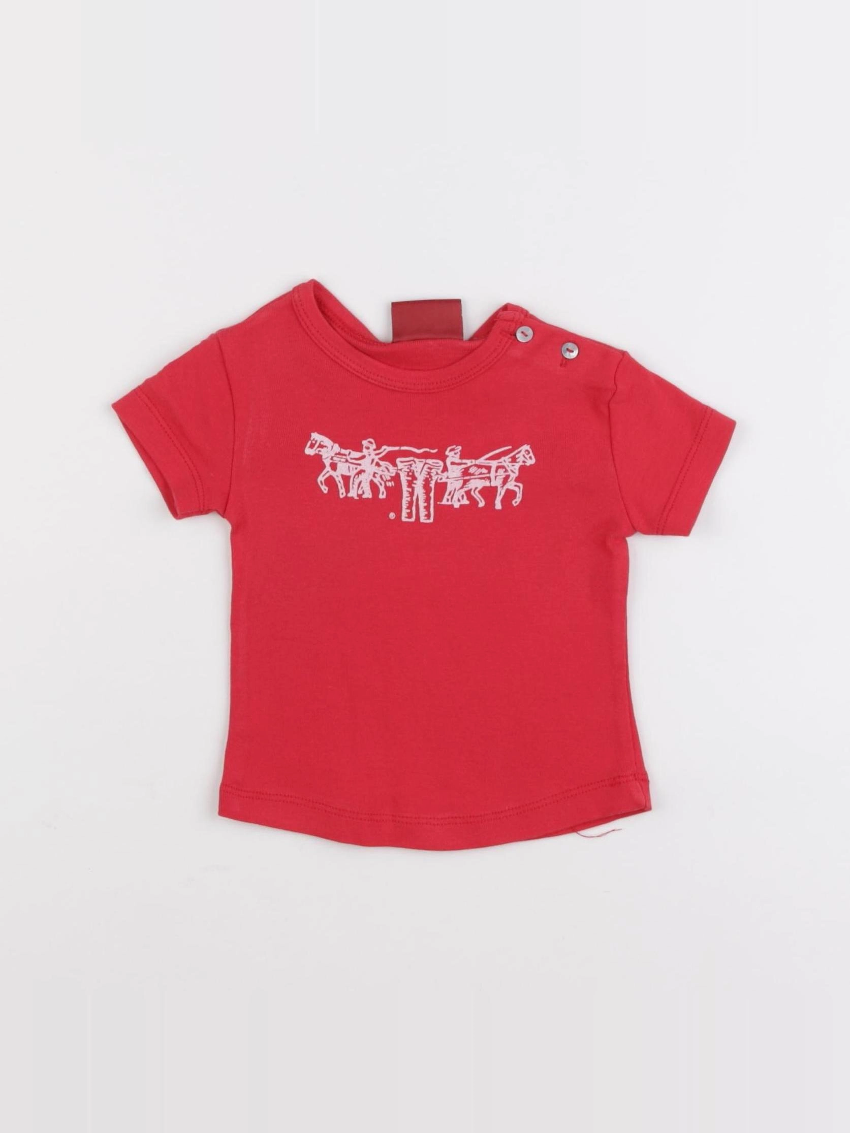 Levi's - tee-shirt rouge - 6 mois