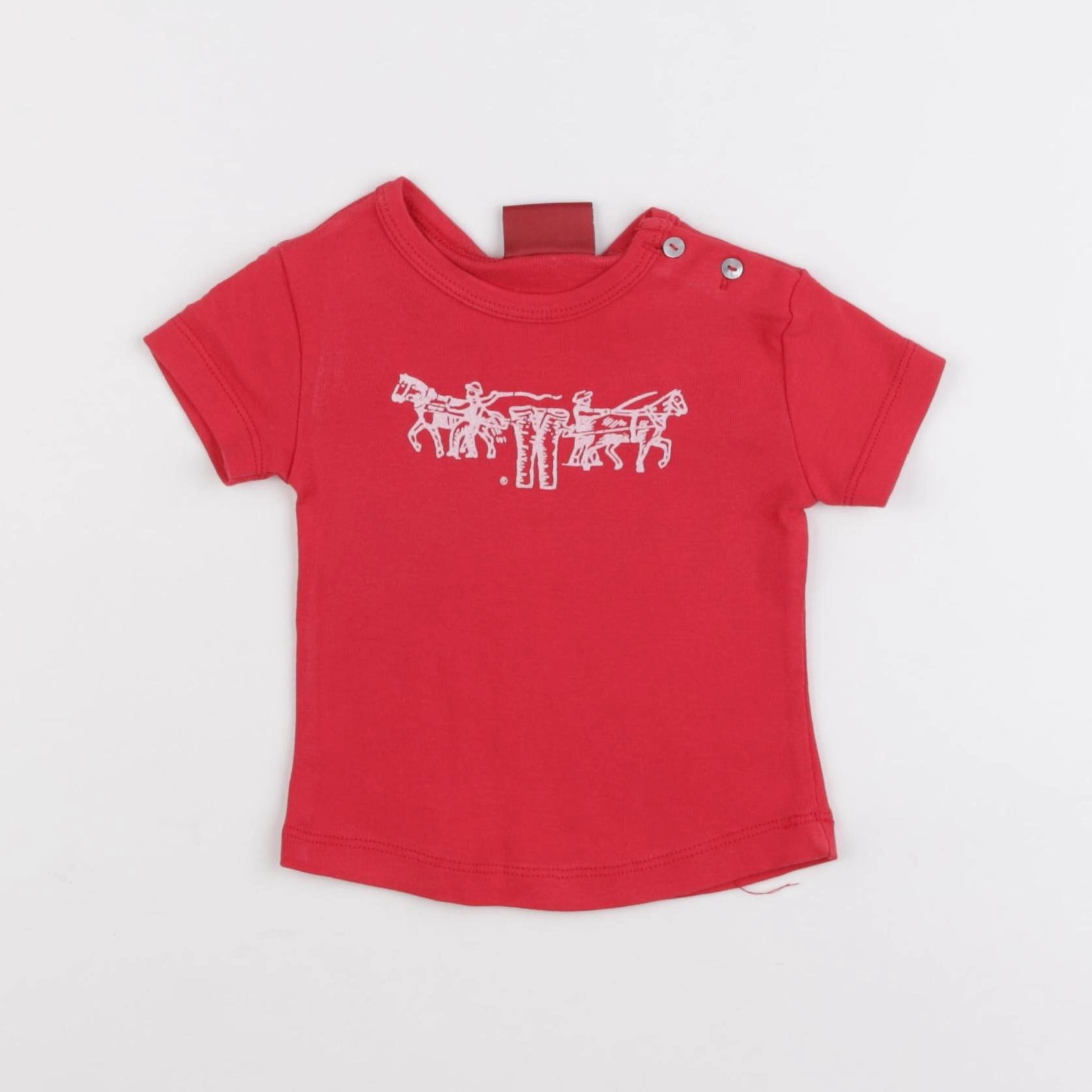 Levi's - tee-shirt rouge - 6 mois