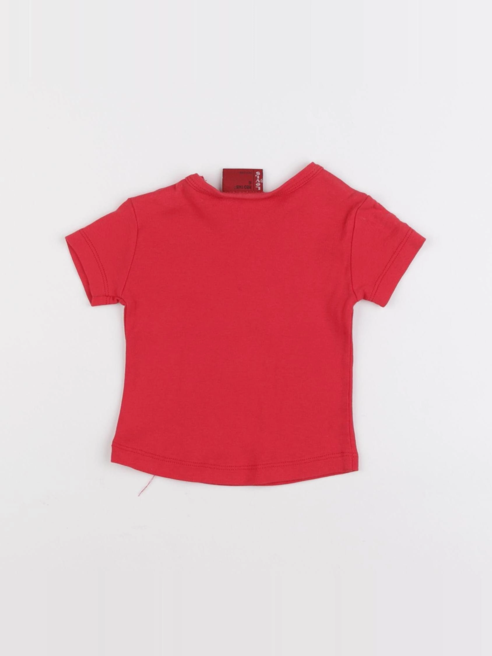 Levi's - tee-shirt rouge - 6 mois