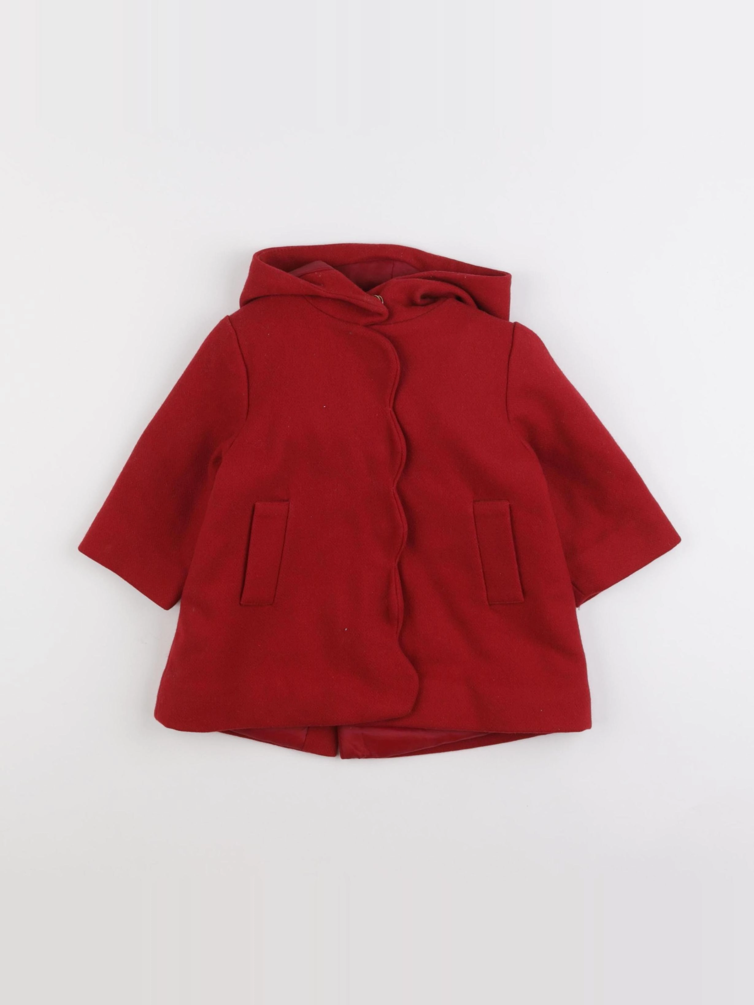 Jacadi - manteau rouge - 12 mois