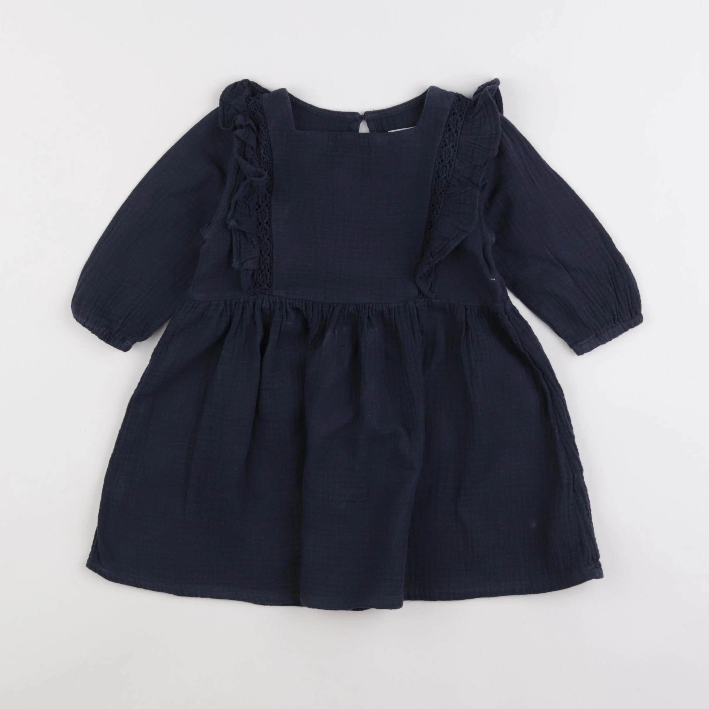 Vertbaudet - robe bleu - 3 ans
