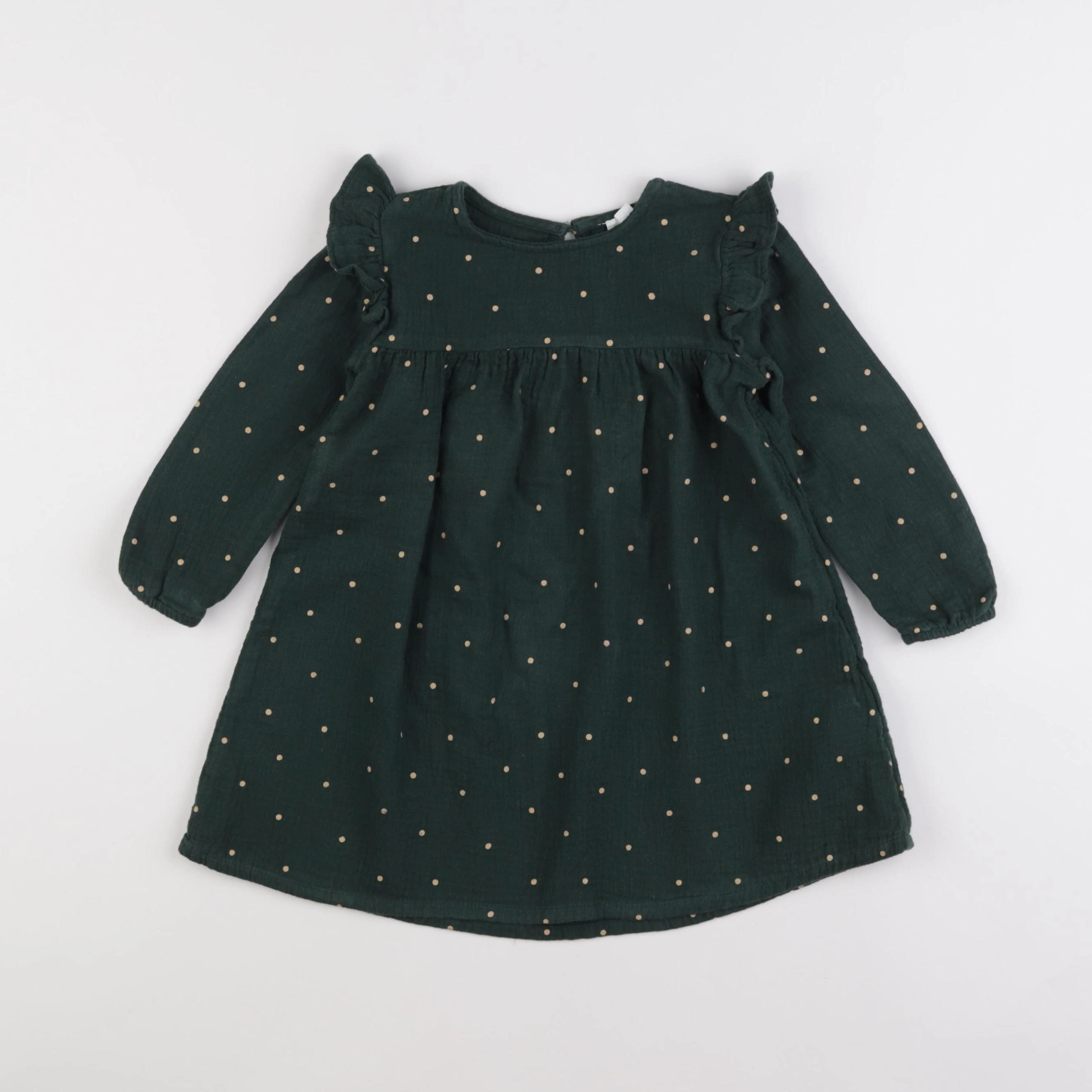 Vertbaudet - robe vert - 3 ans