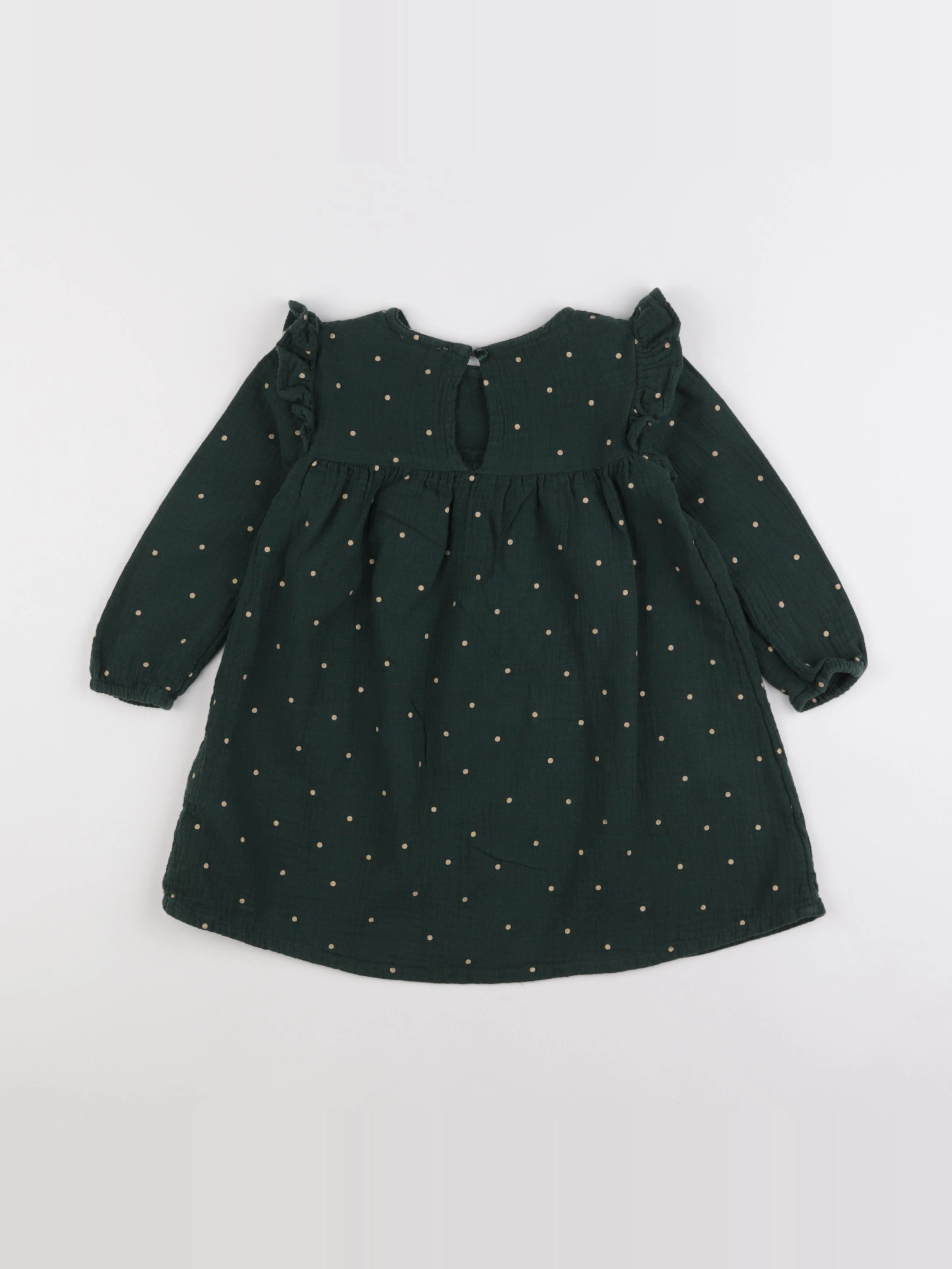 Vertbaudet - robe vert - 3 ans