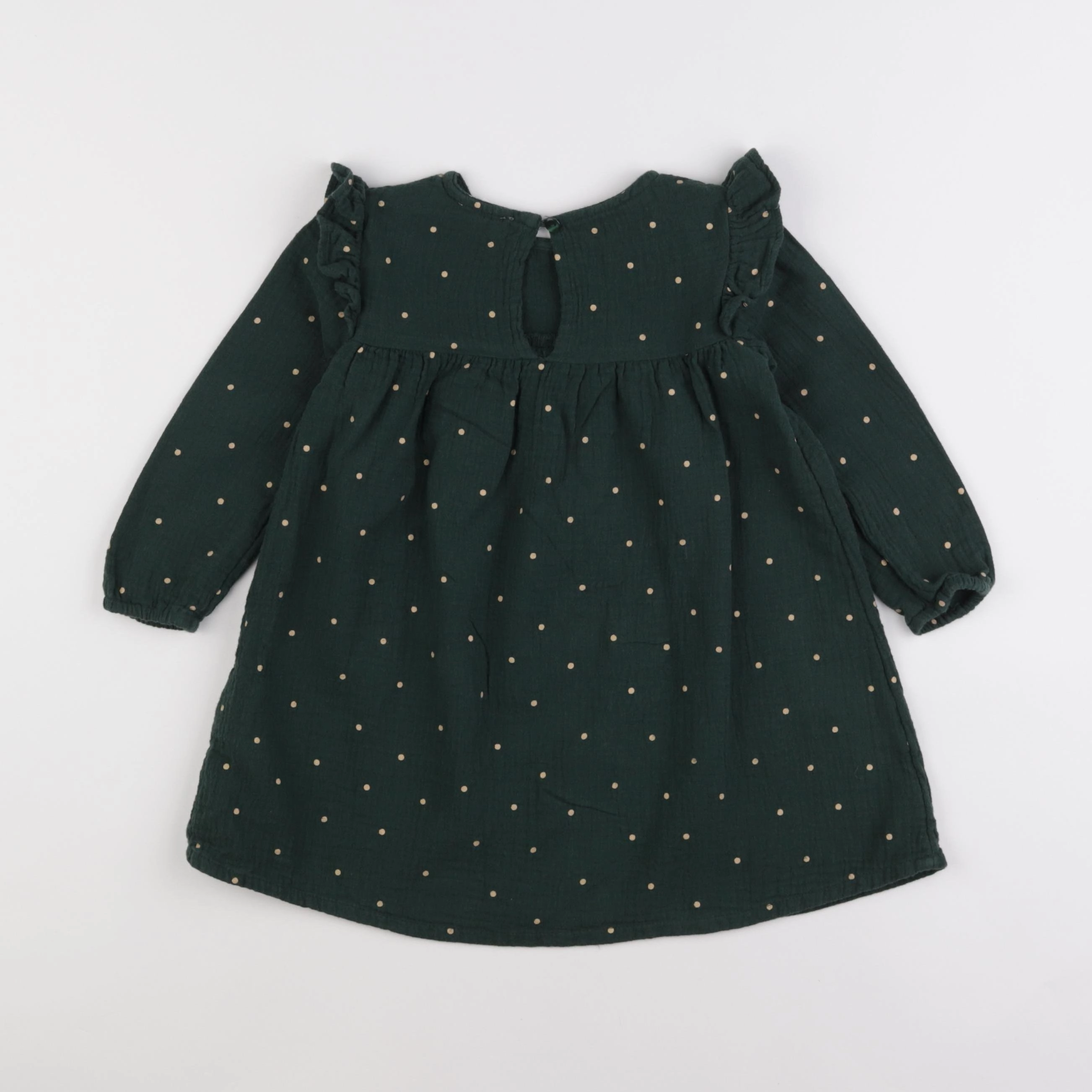 Vertbaudet - robe vert - 3 ans