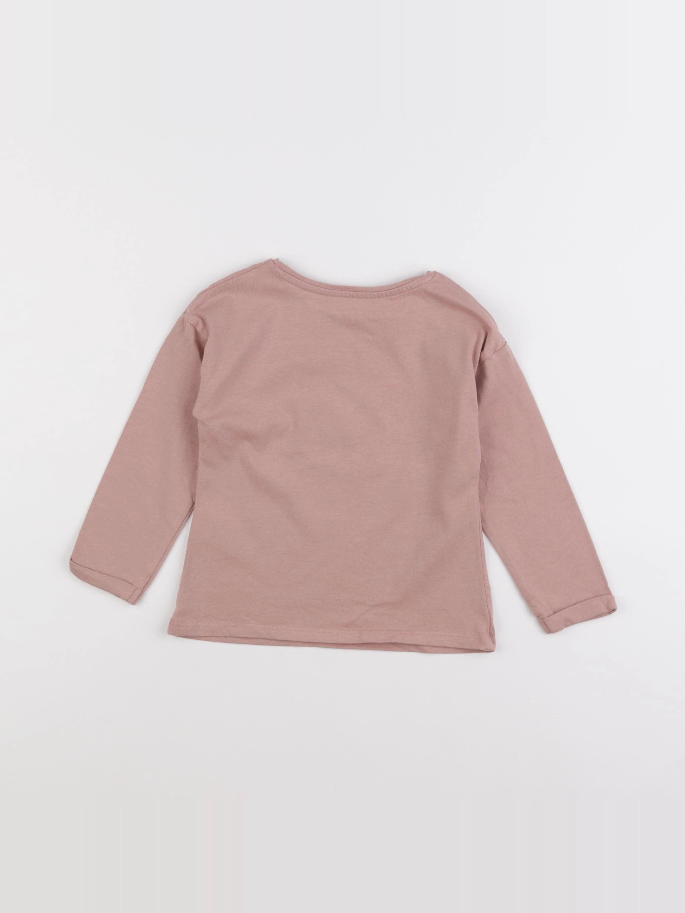 Vertbaudet - tee-shirt rose - 3 ans