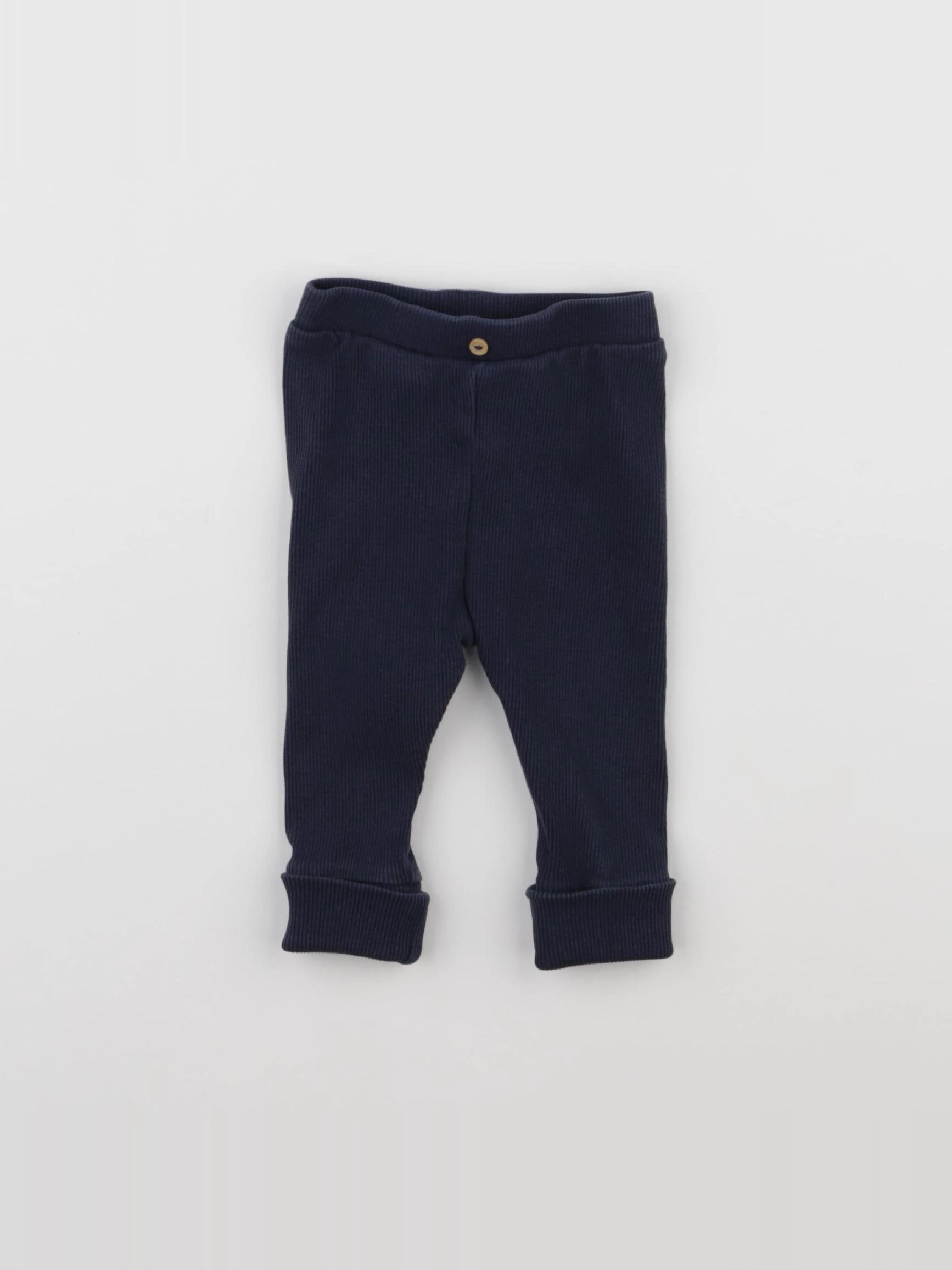Vertbaudet - legging bleu - 6 mois