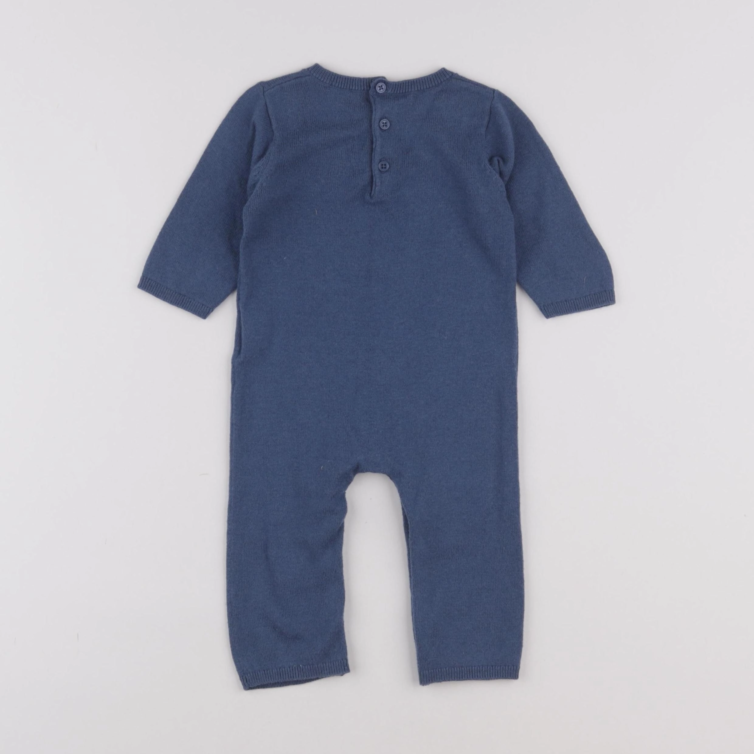 Boutchou - combinaison bleu - 6 mois