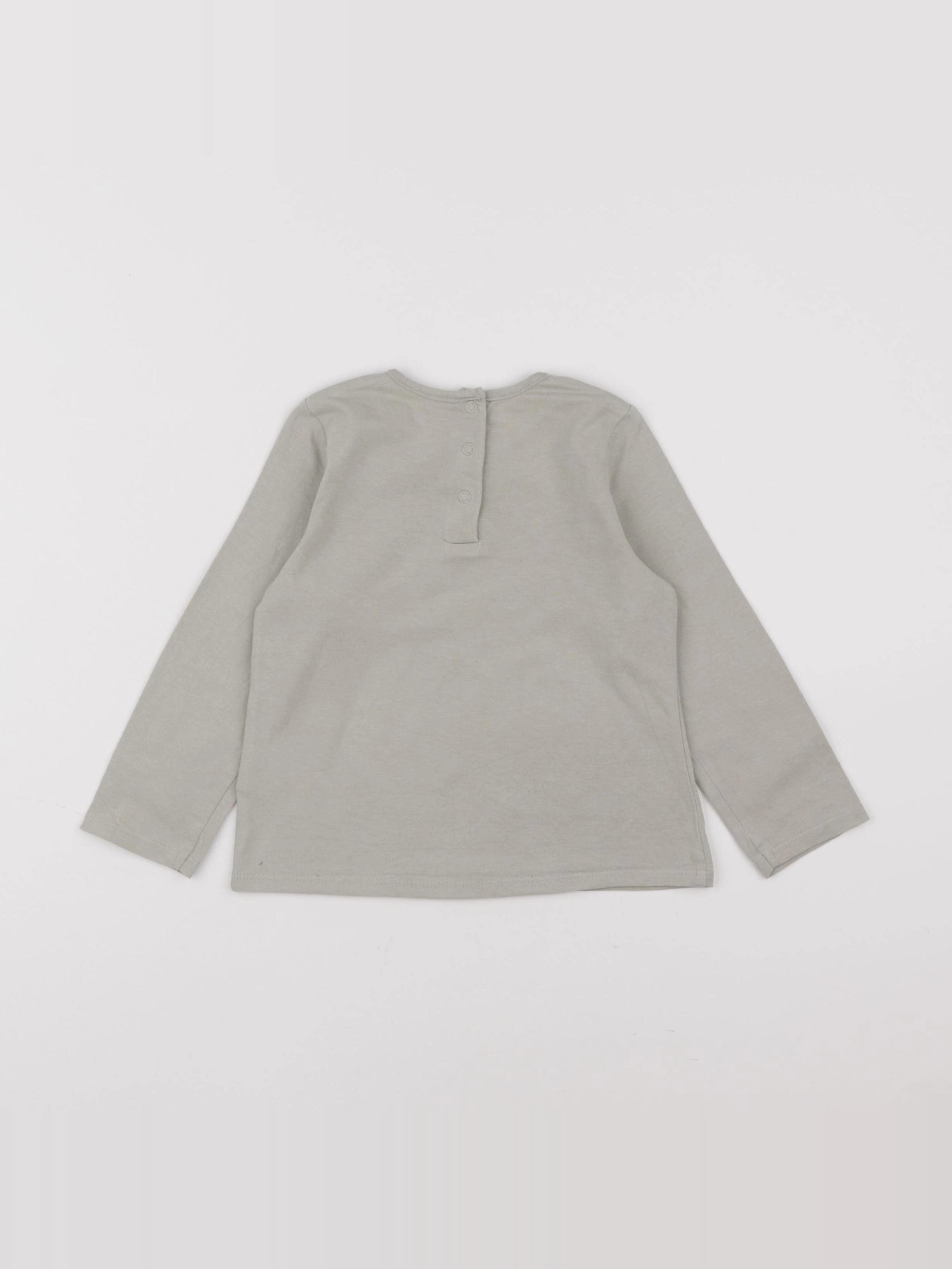 Vertbaudet - tee-shirt vert - 2 ans