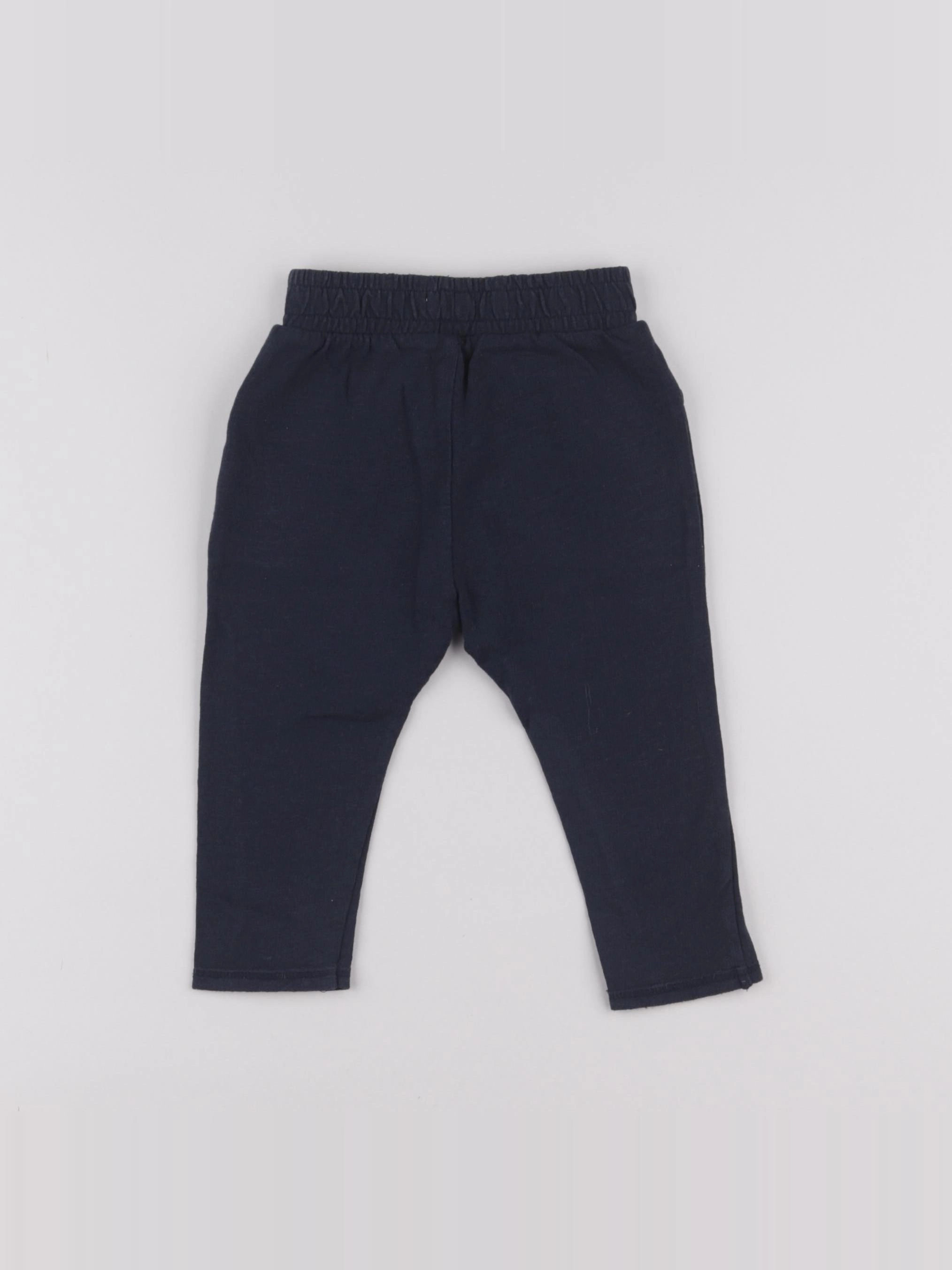 Vertbaudet - pantalon bleu - 6 mois