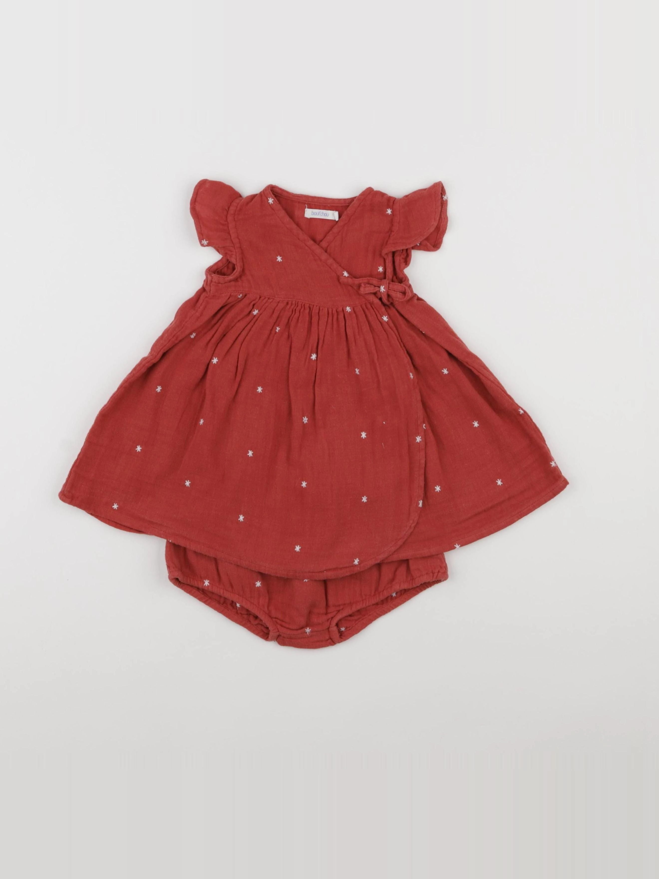 Boutchou - robe marron - 6 mois