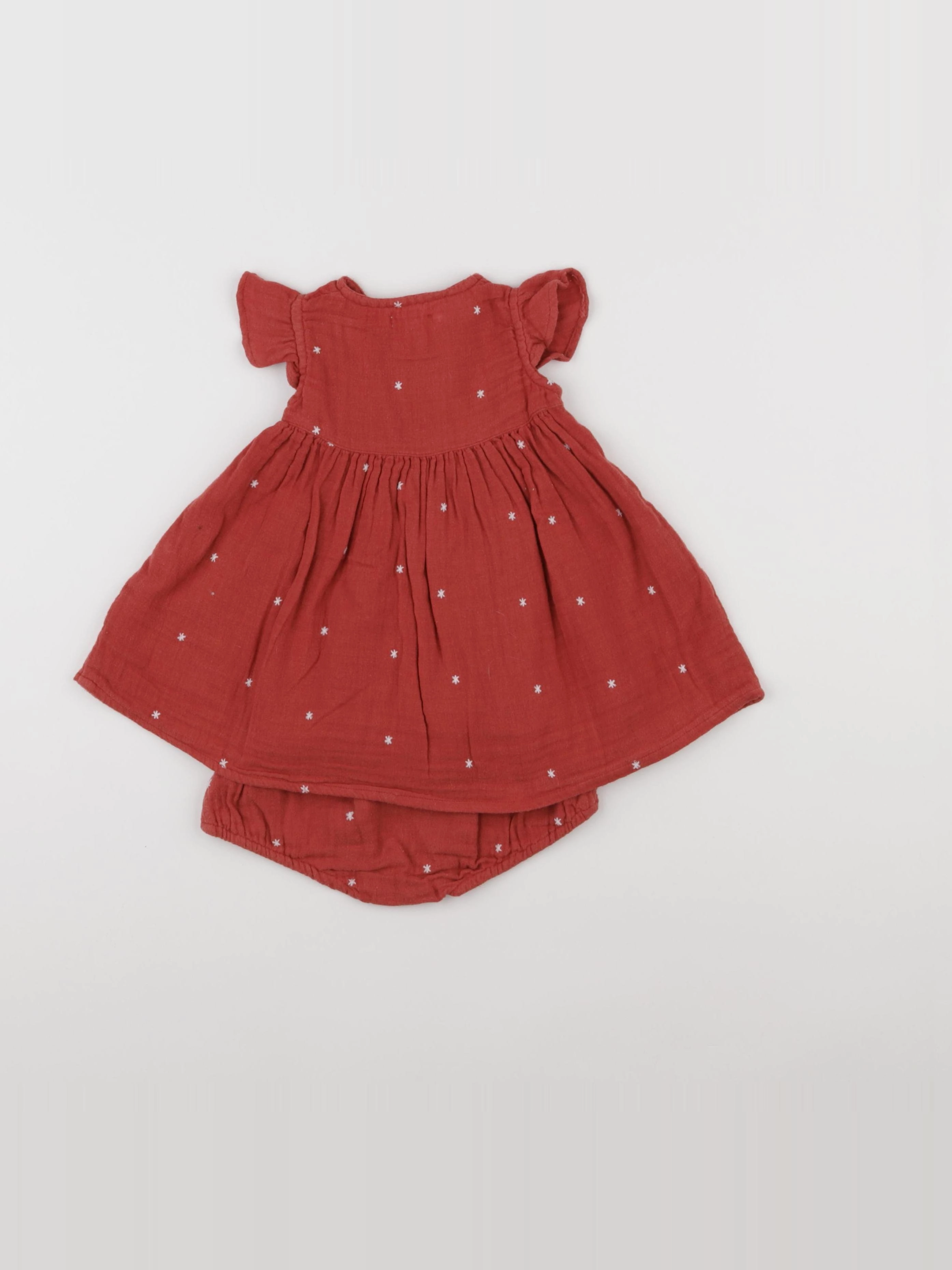 Boutchou - robe marron - 6 mois