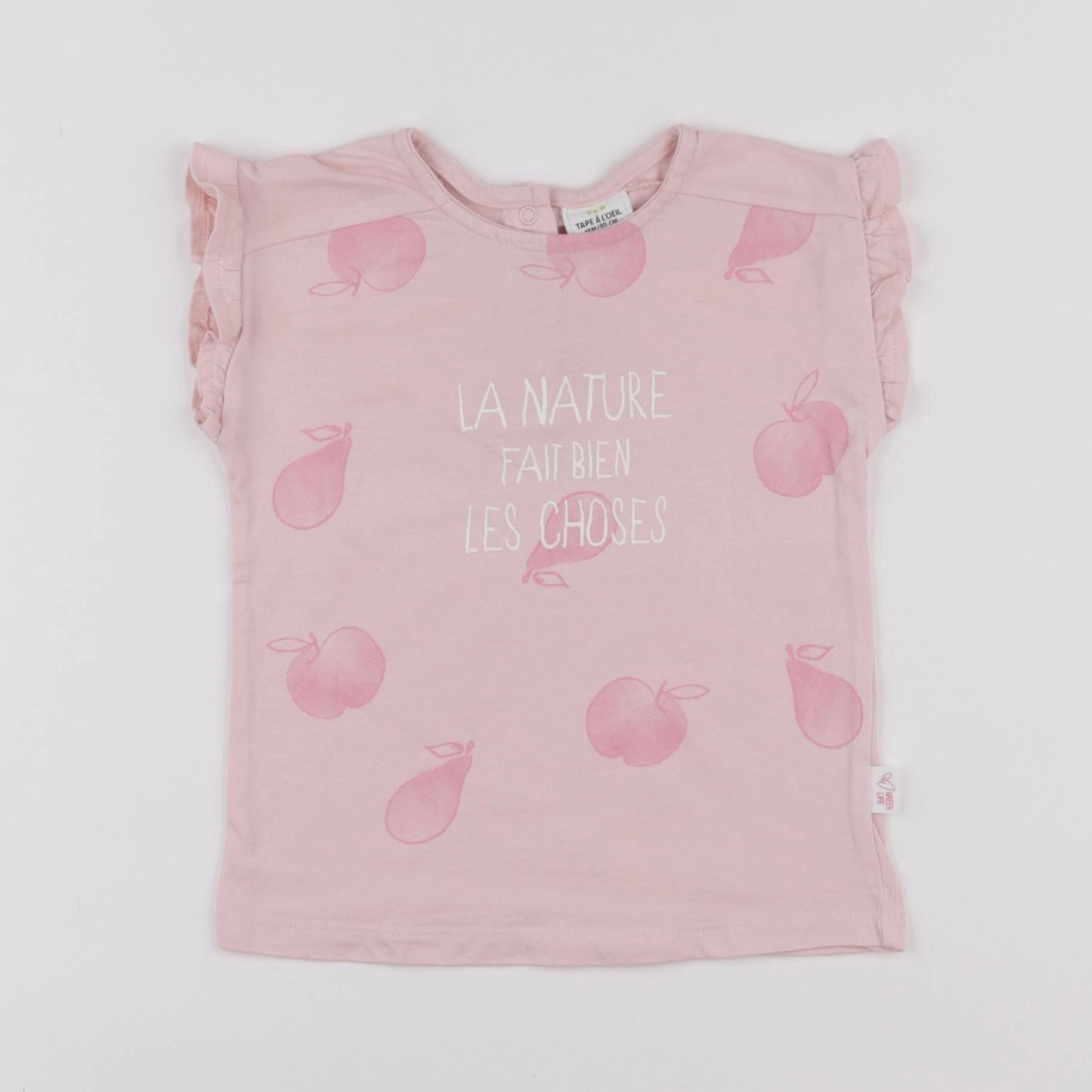 Tape à l'oeil - tee-shirt rose - 18 mois