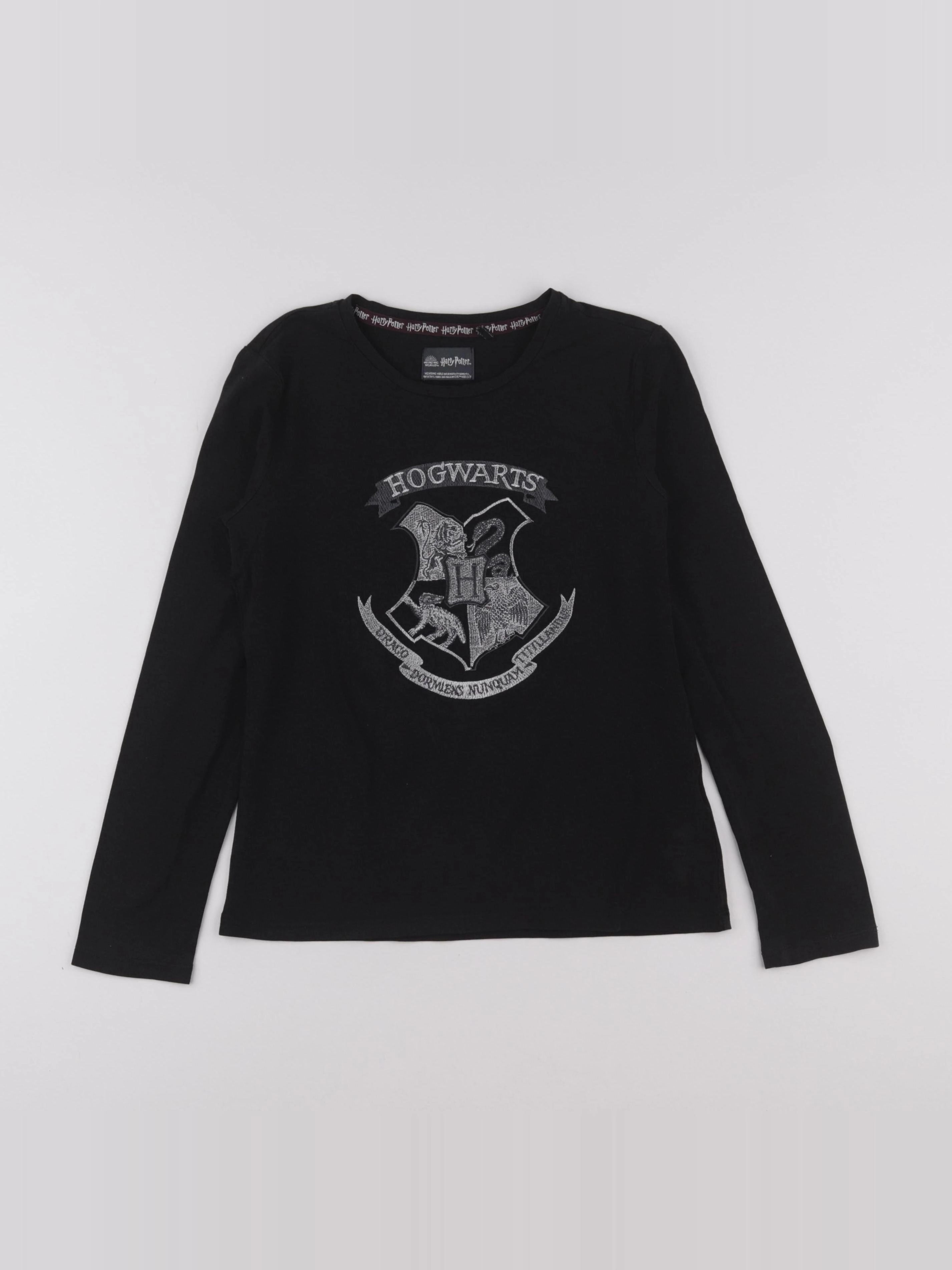 IKKS - tee-shirt argent, noir - 10 ans
