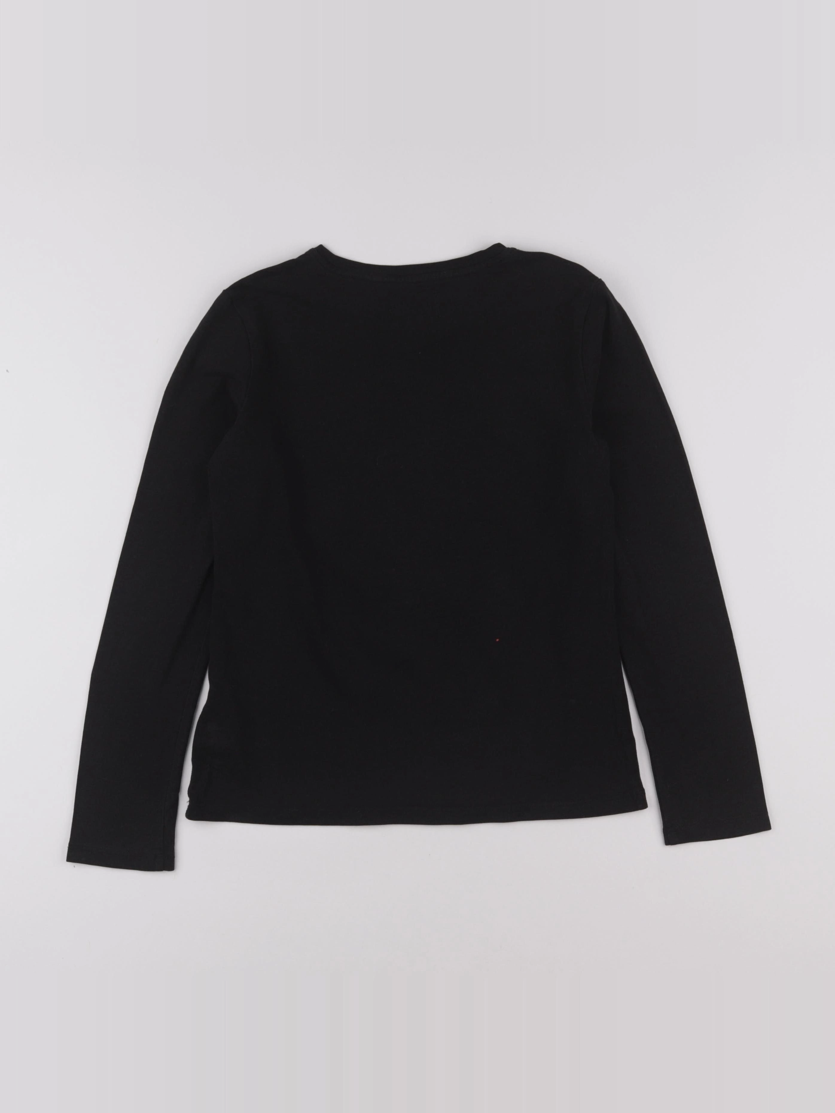 IKKS - tee-shirt argent, noir - 10 ans