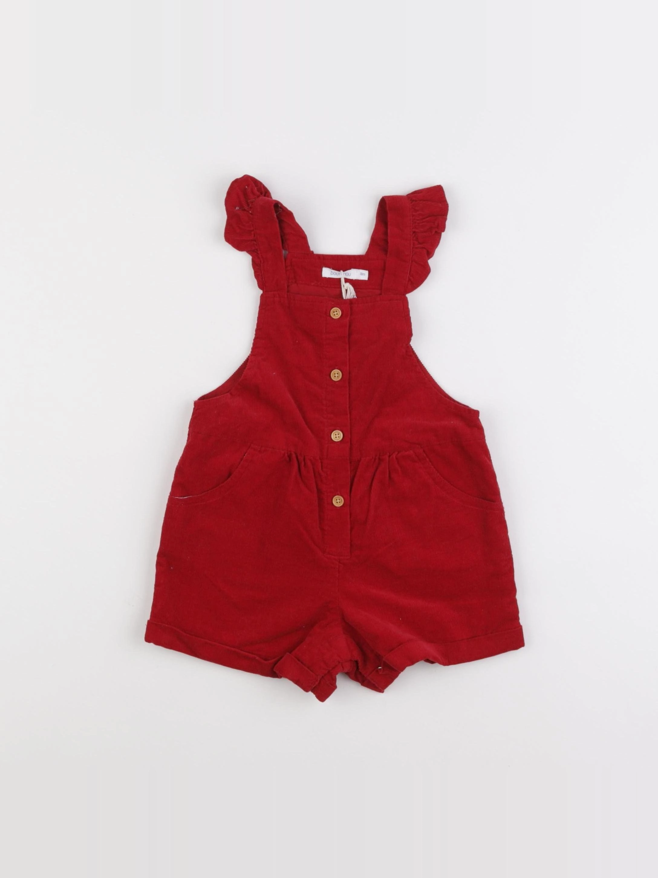 Boutchou - combinaison rouge - 18 mois