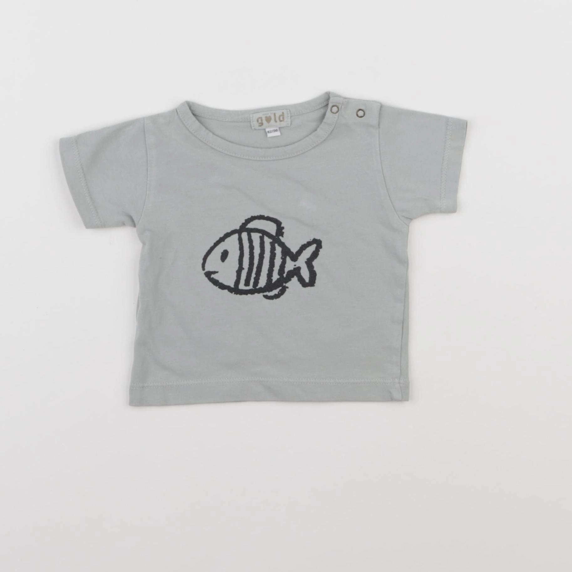 Heart of gold - tee-shirt vert - 3 mois