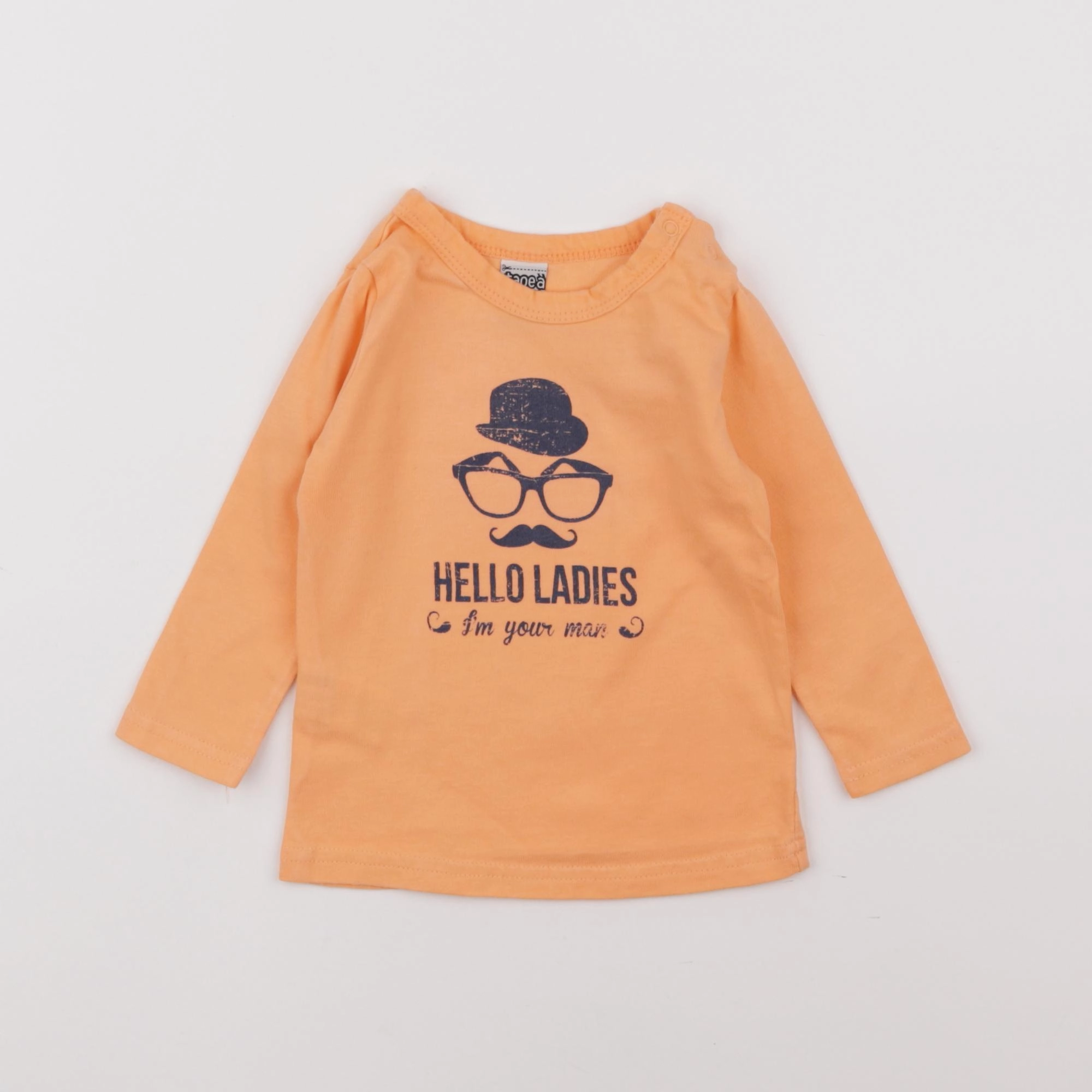 Tape à l'oeil - tee-shirt orange - 12 mois
