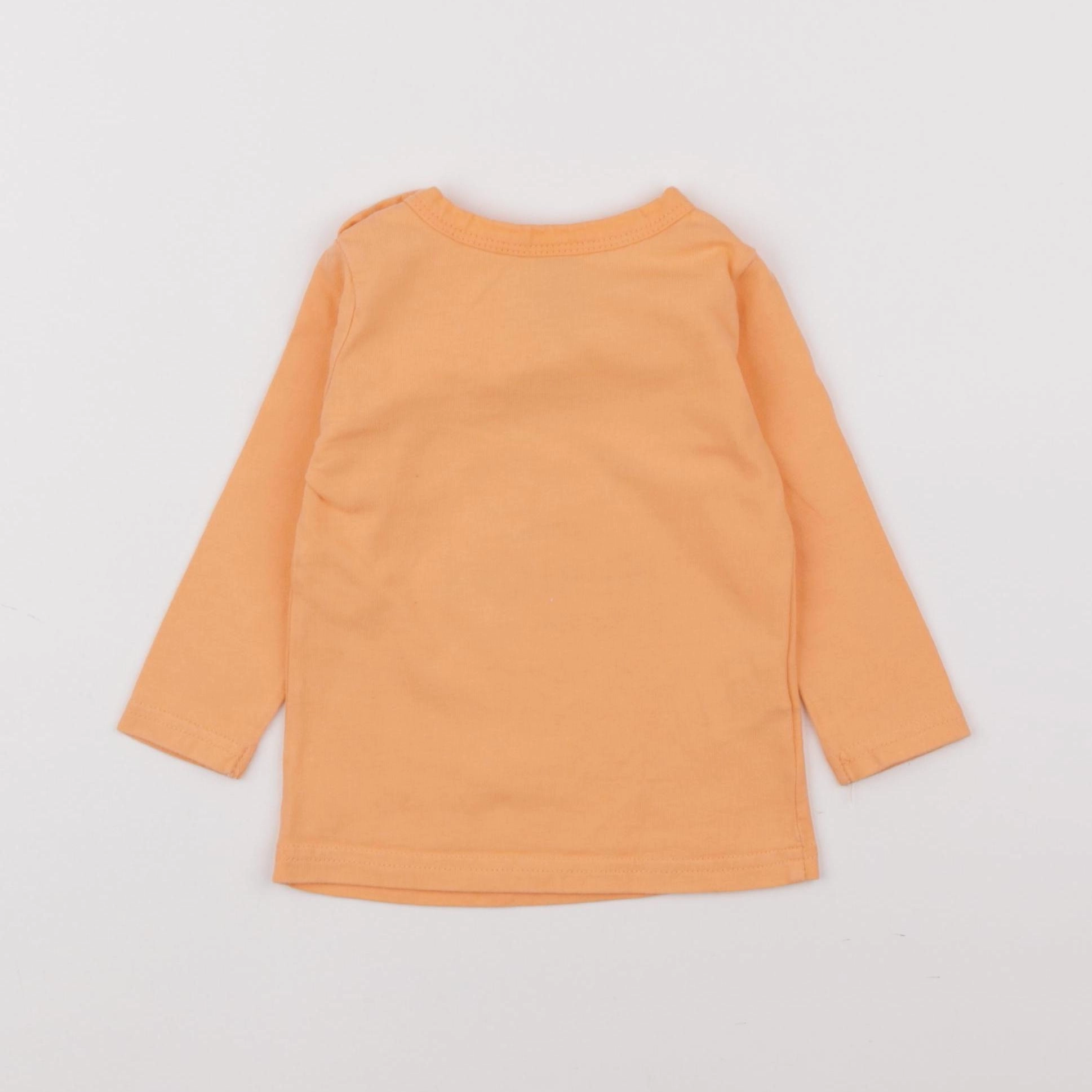 Tape à l'oeil - tee-shirt orange - 12 mois