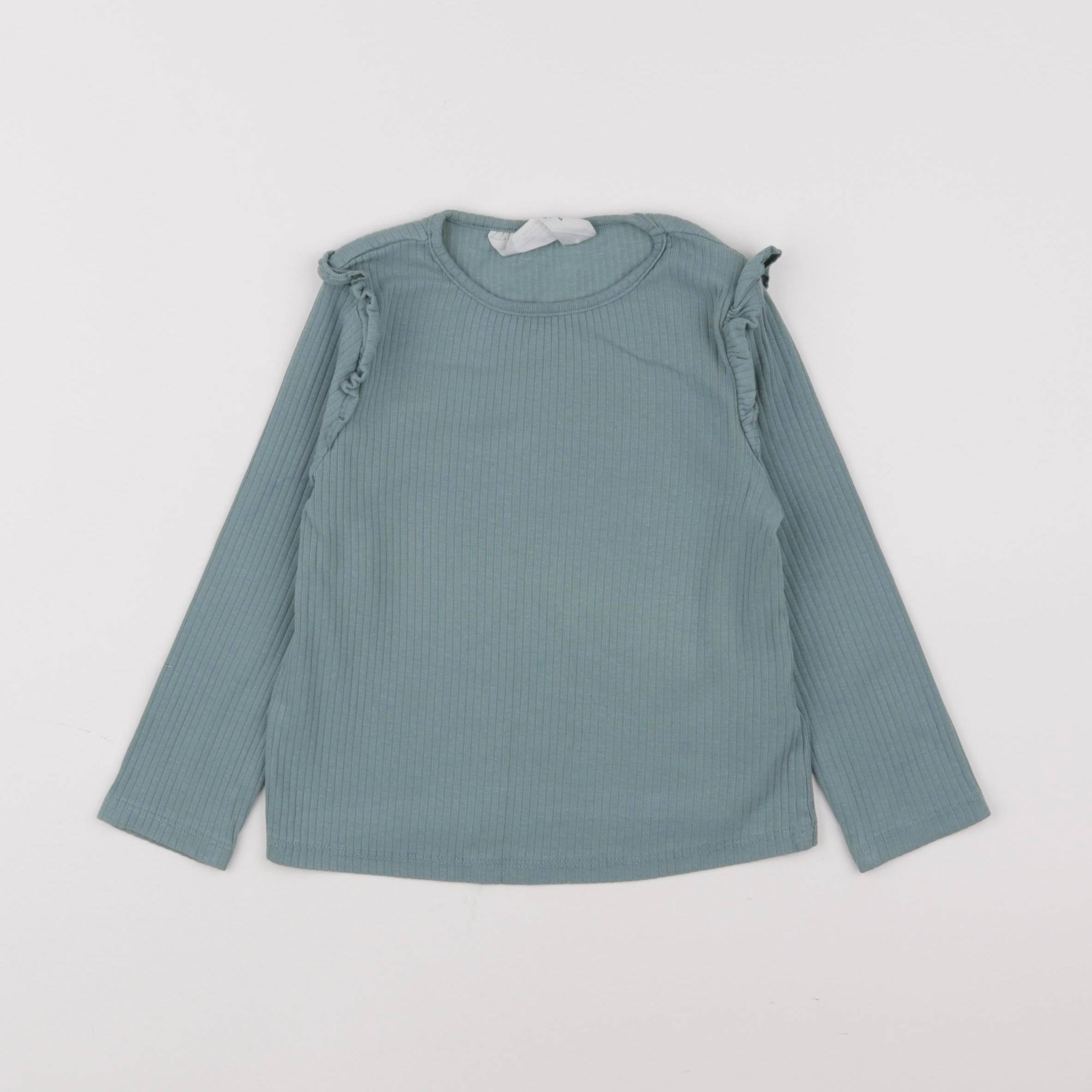 H&M - tee-shirt vert - 2/4 ans