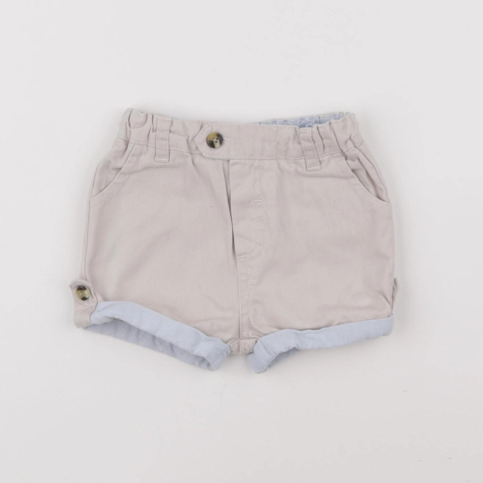 Cyrillus - short beige - 9 mois