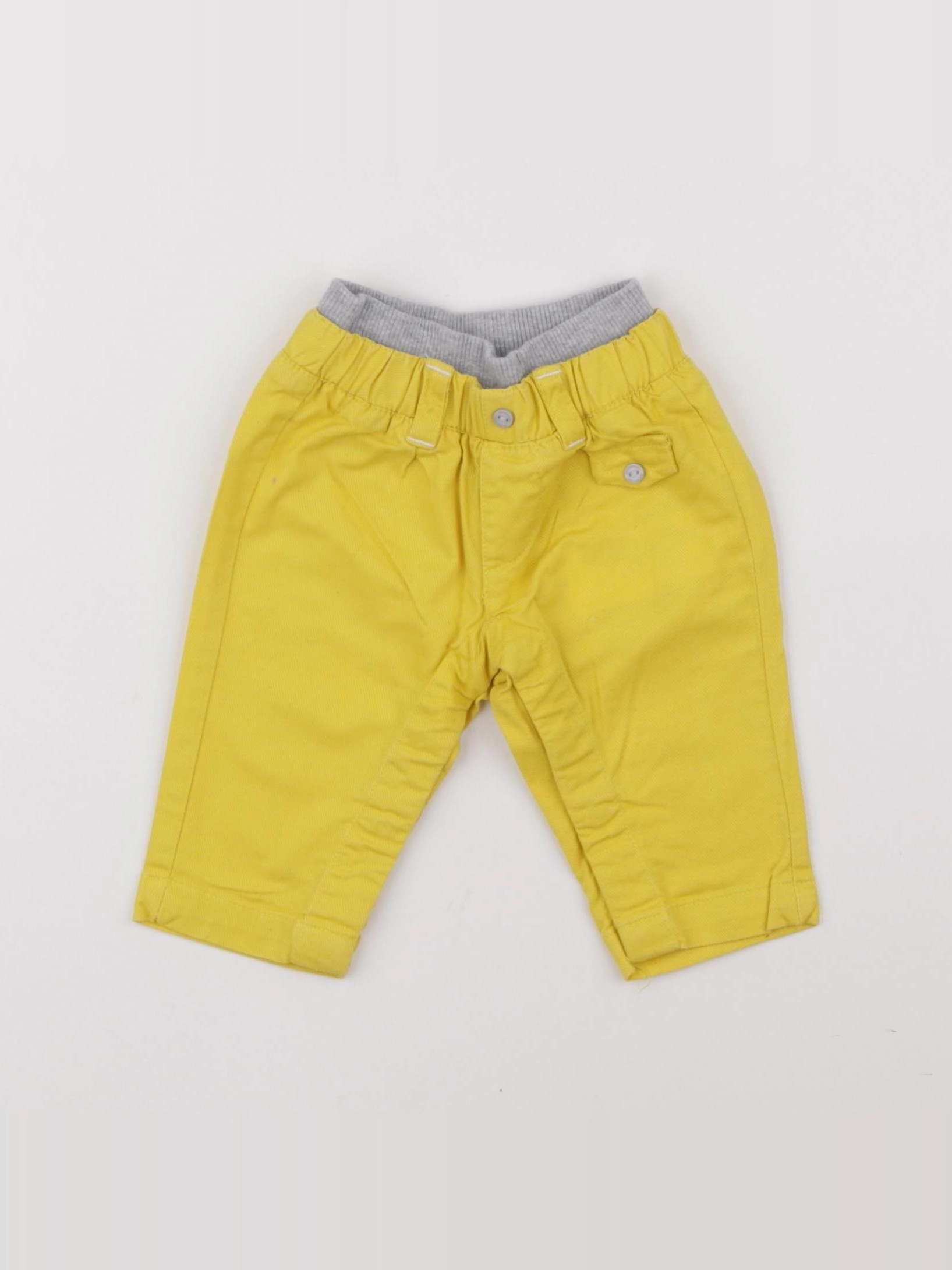 Vertbaudet - pantalon jaune - 3 mois