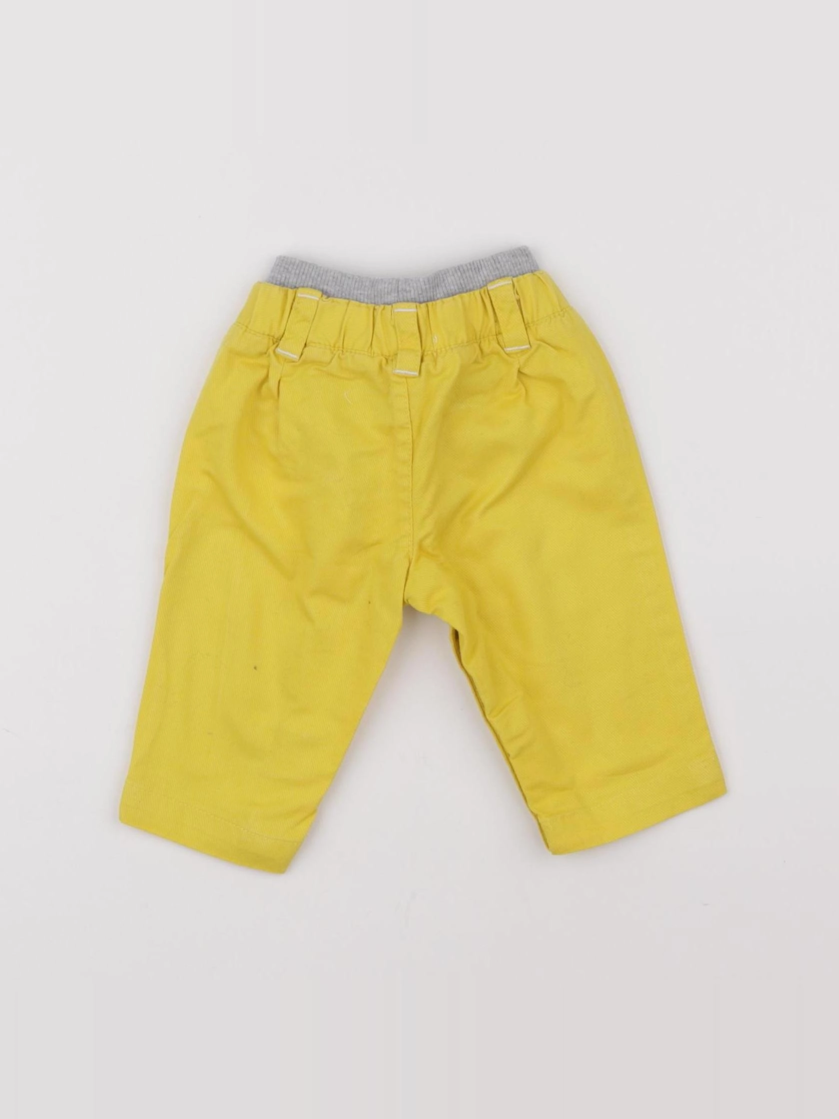 Vertbaudet - pantalon jaune - 3 mois