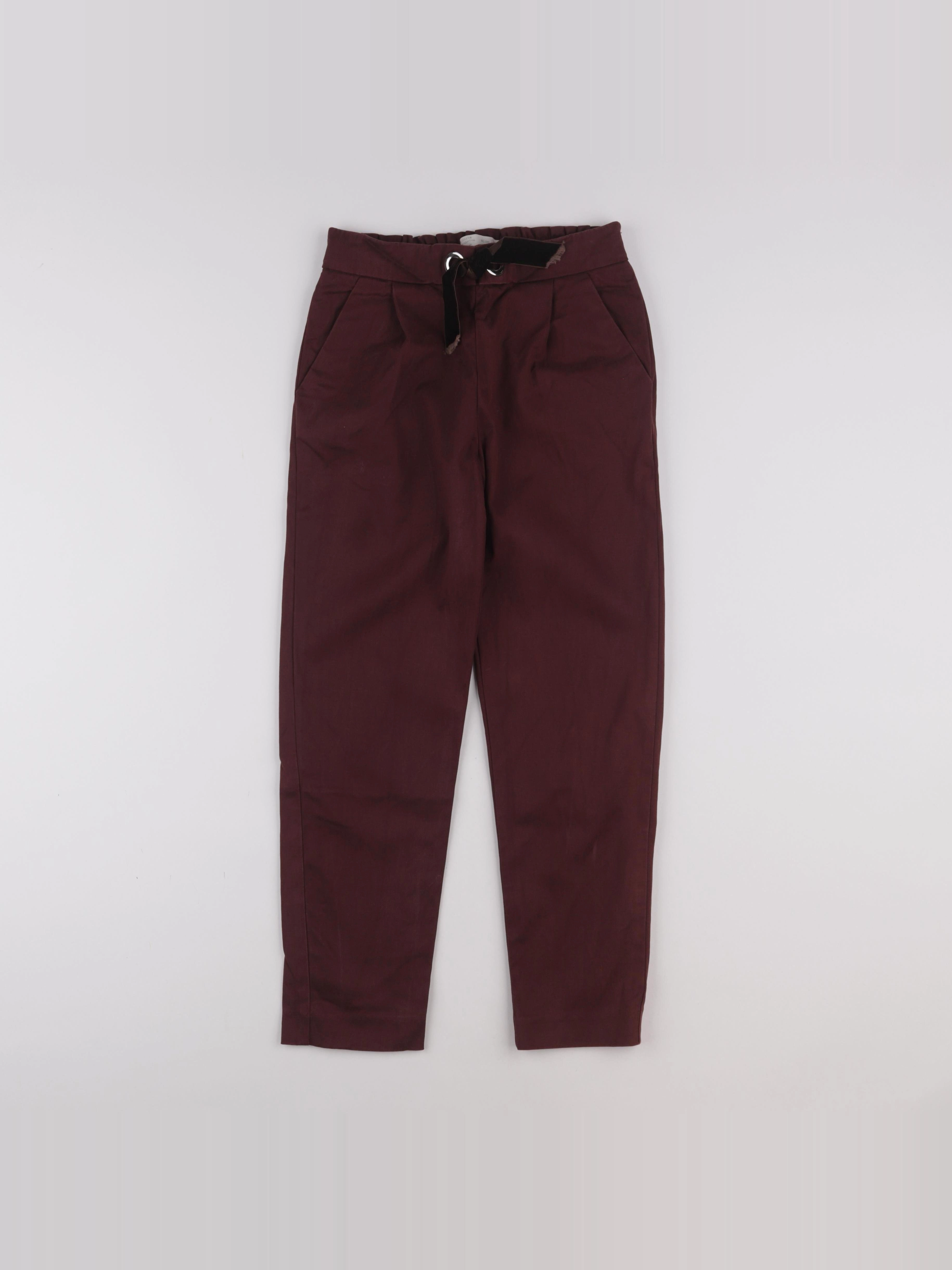 Zara - pantalon rouge - 11/12 ans