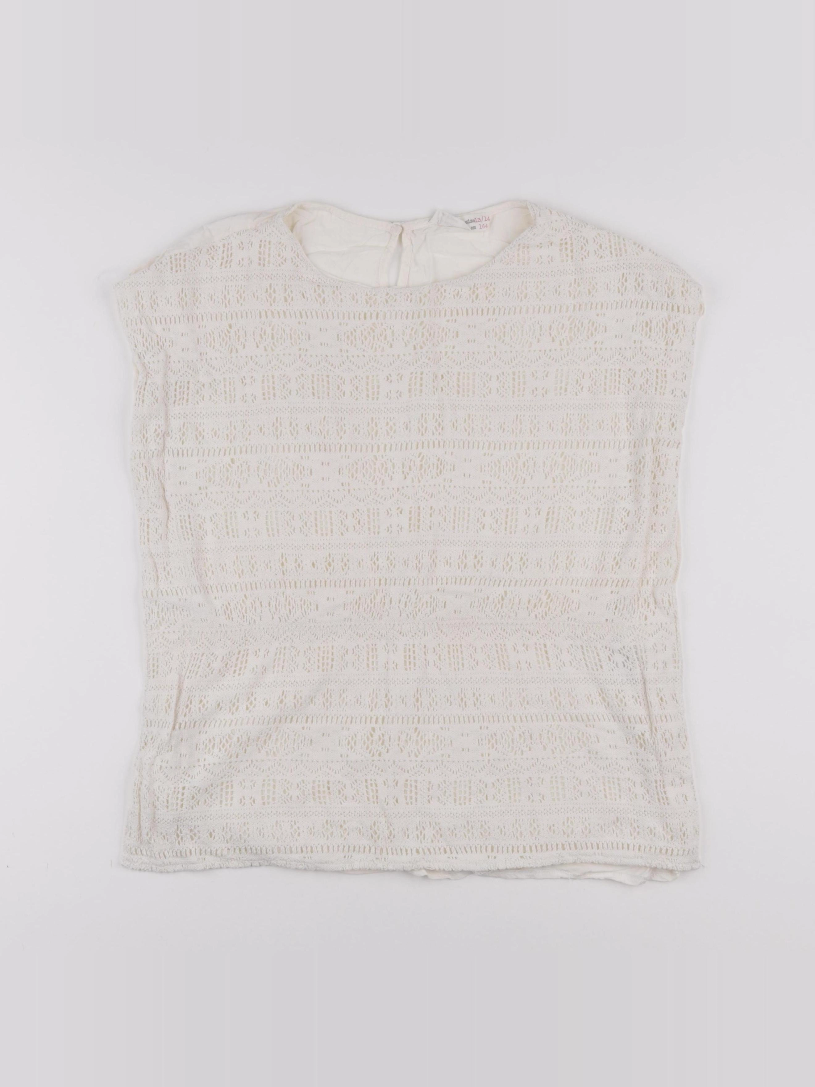 Zara - tee-shirt beige - 13/14 ans