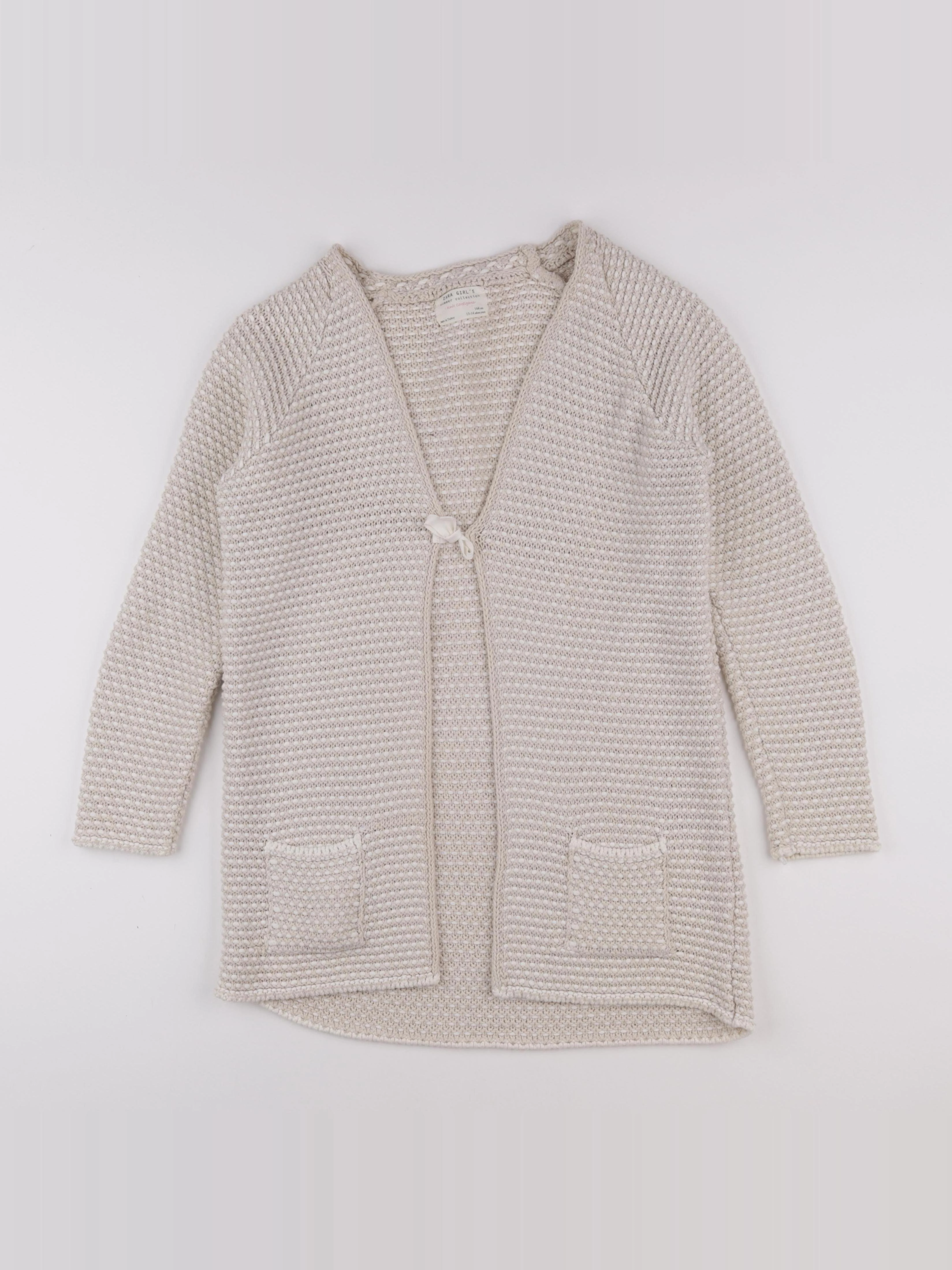 Zara - gilet beige - 13/14 ans