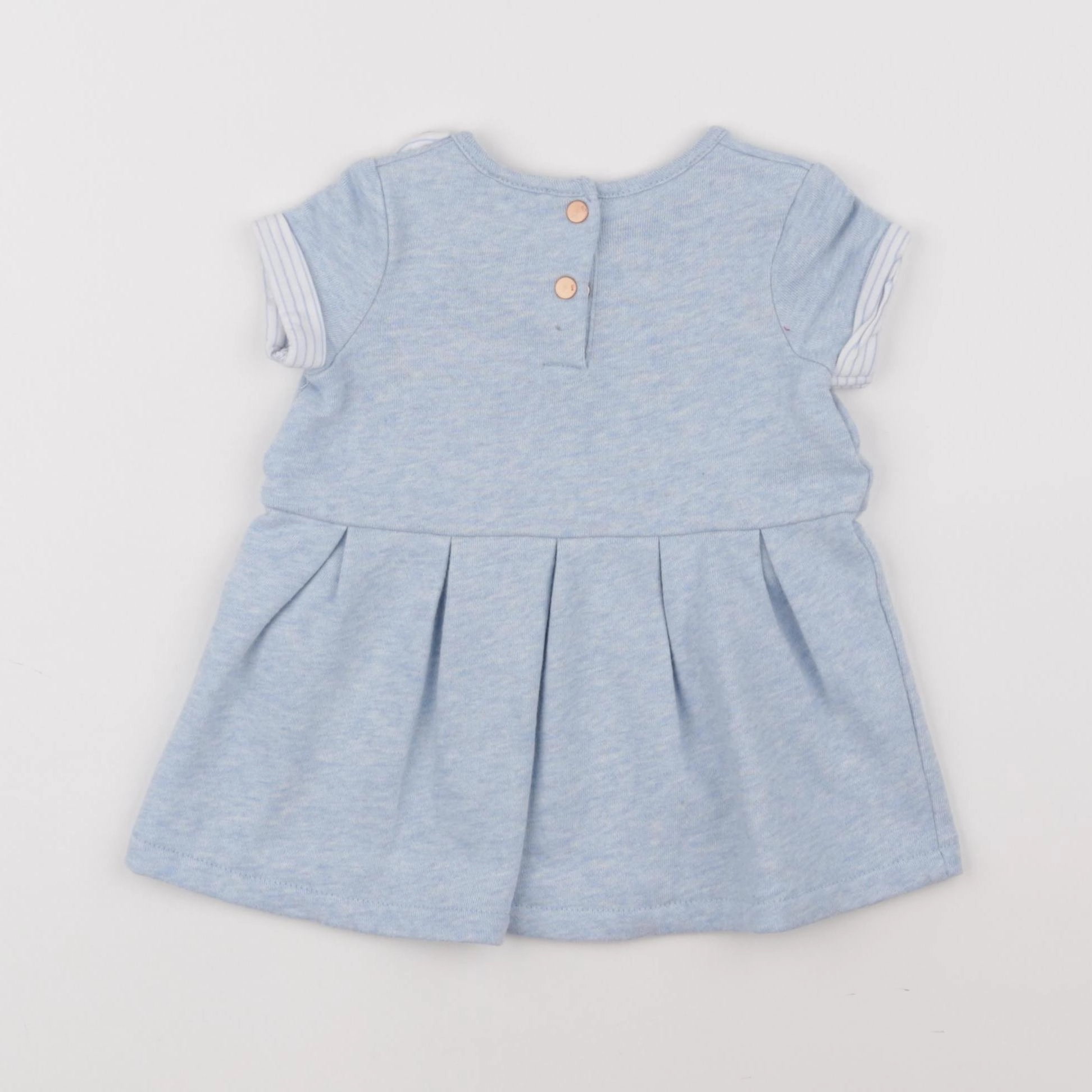 Cyrillus - robe bleu - 6 mois