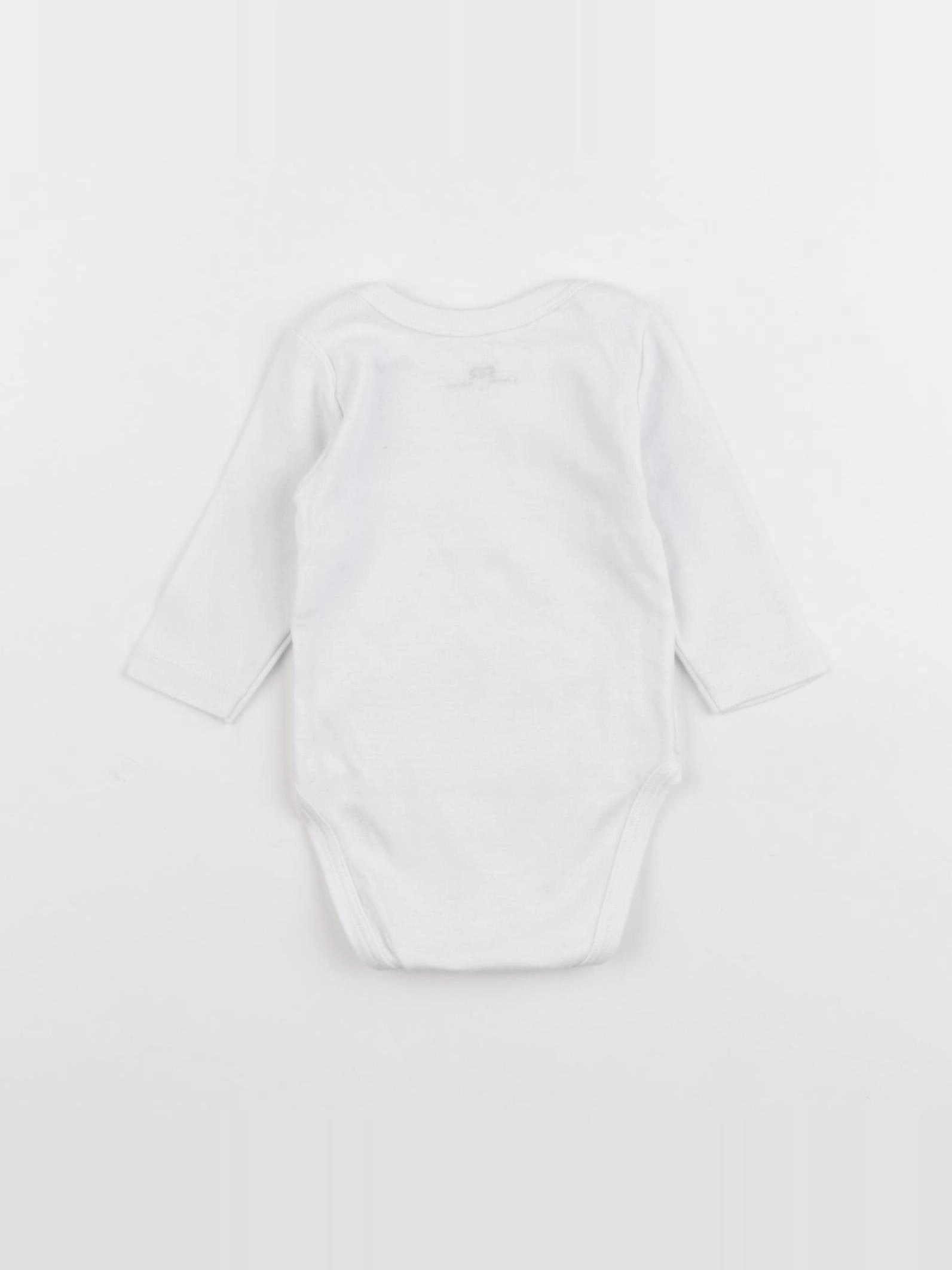 La Redoute - body blanc - 1 mois