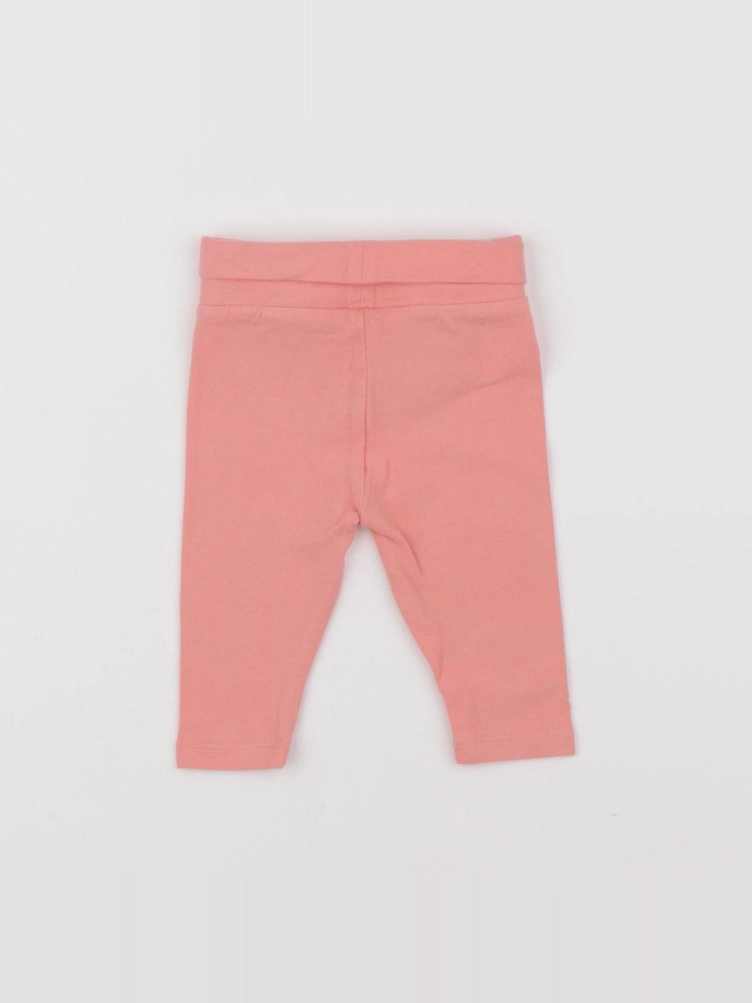 Vertbaudet - legging rose - 1 mois